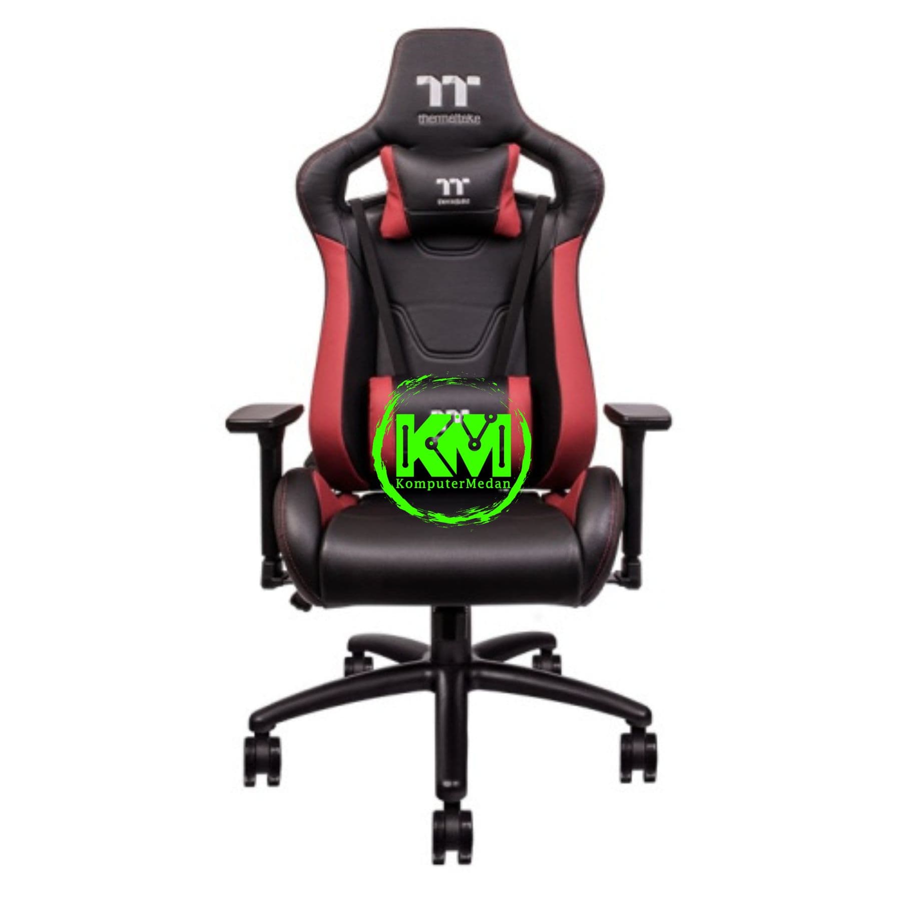 THERMALTAKE GAMING CHAIR U FIT - BLACK RED - Image 1