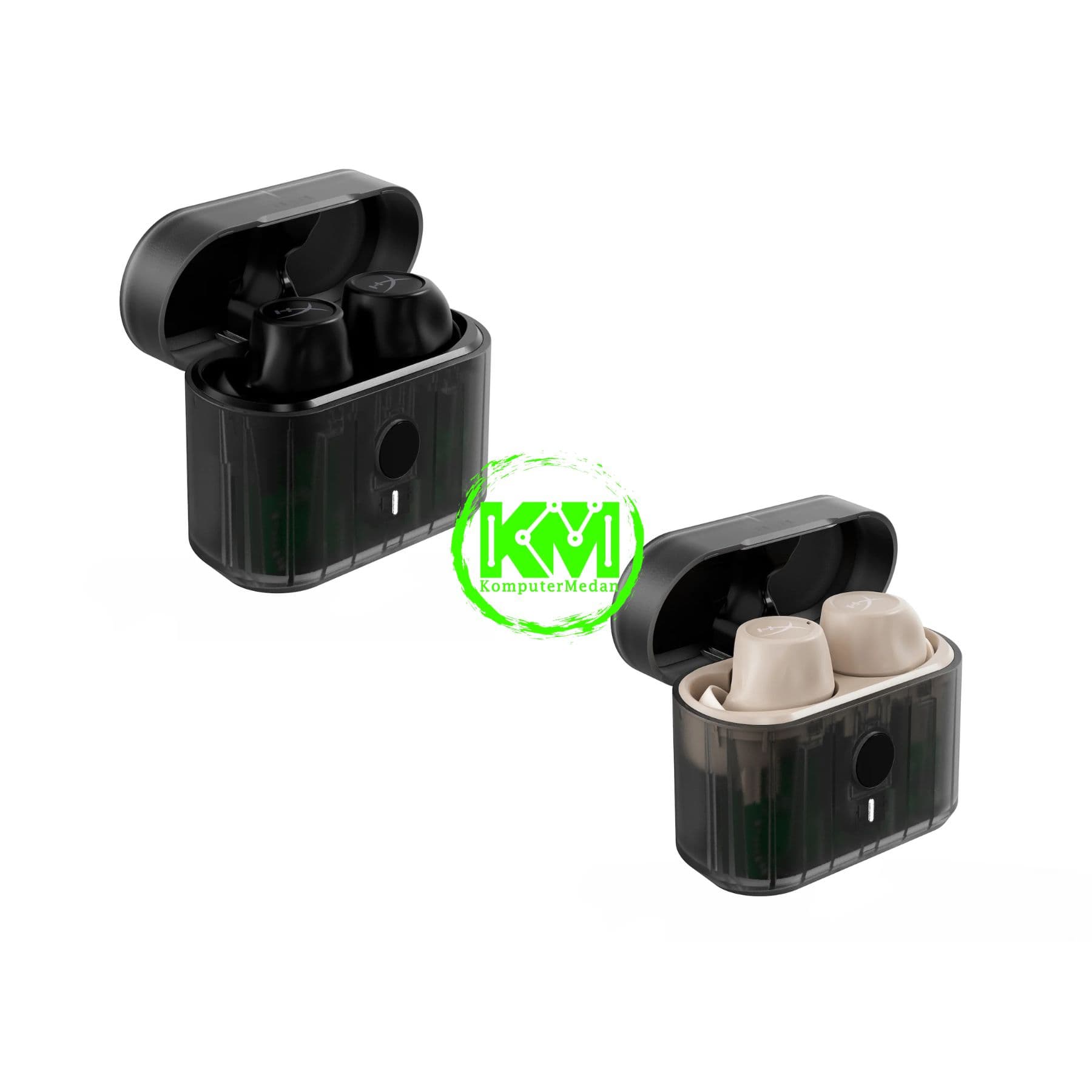 HYPERX CIRRO BUDS PRO (BLACK, TAN)