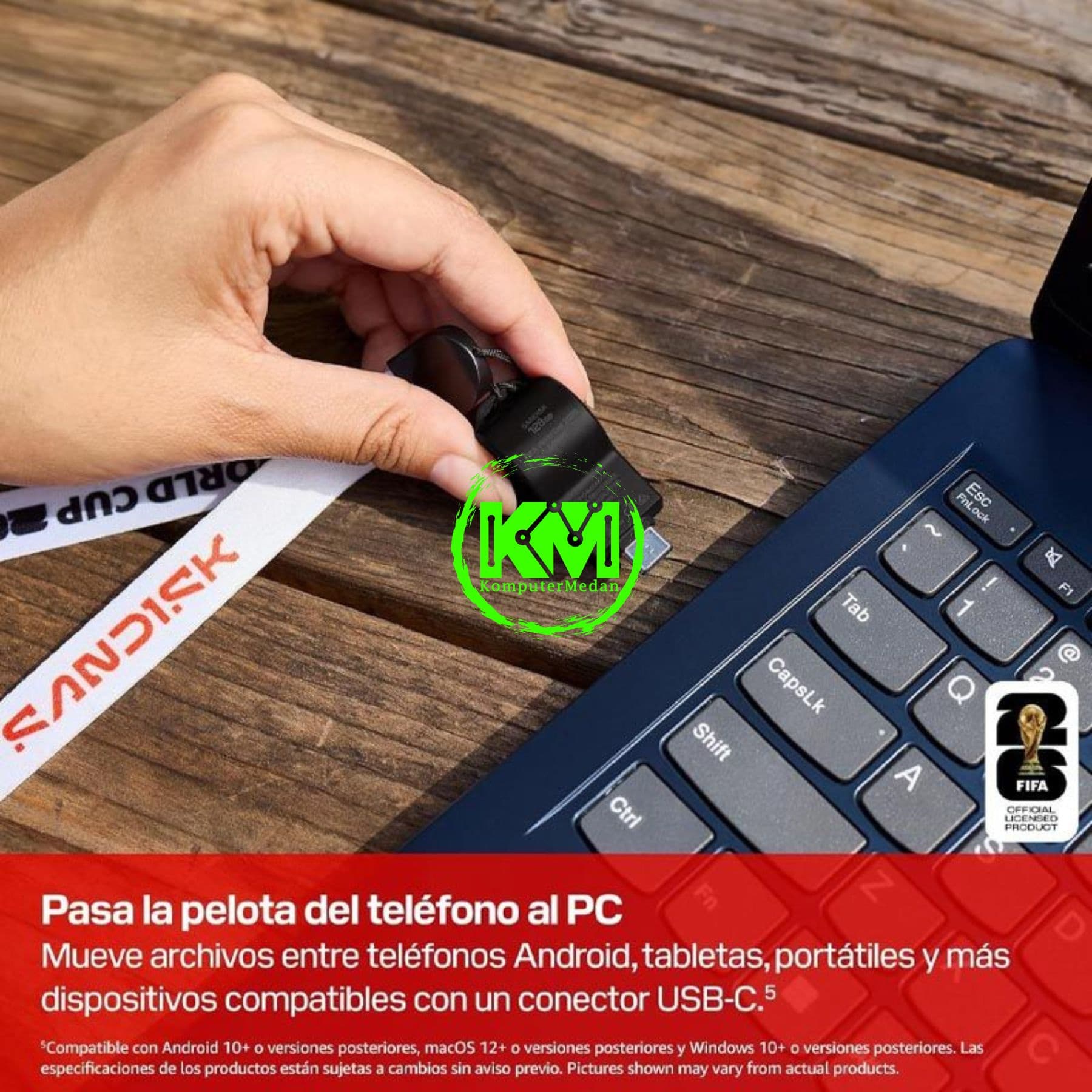 SANDISK FIFA WORLD CUP EDITION 128GB FLASDISH TYPE C - Image 5