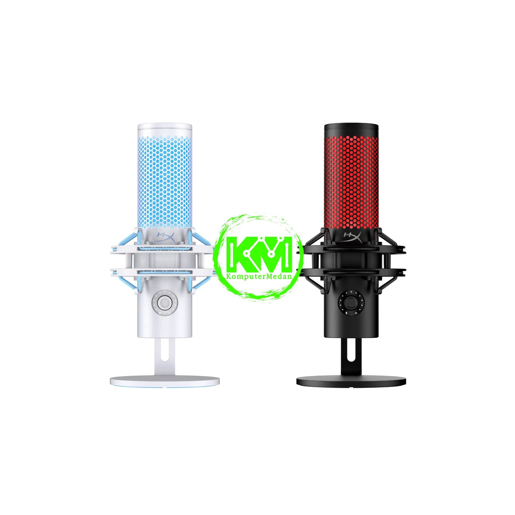 HYPERX QUADCAST 2 - BLACK/WHITE MICROPHONE - Image 1