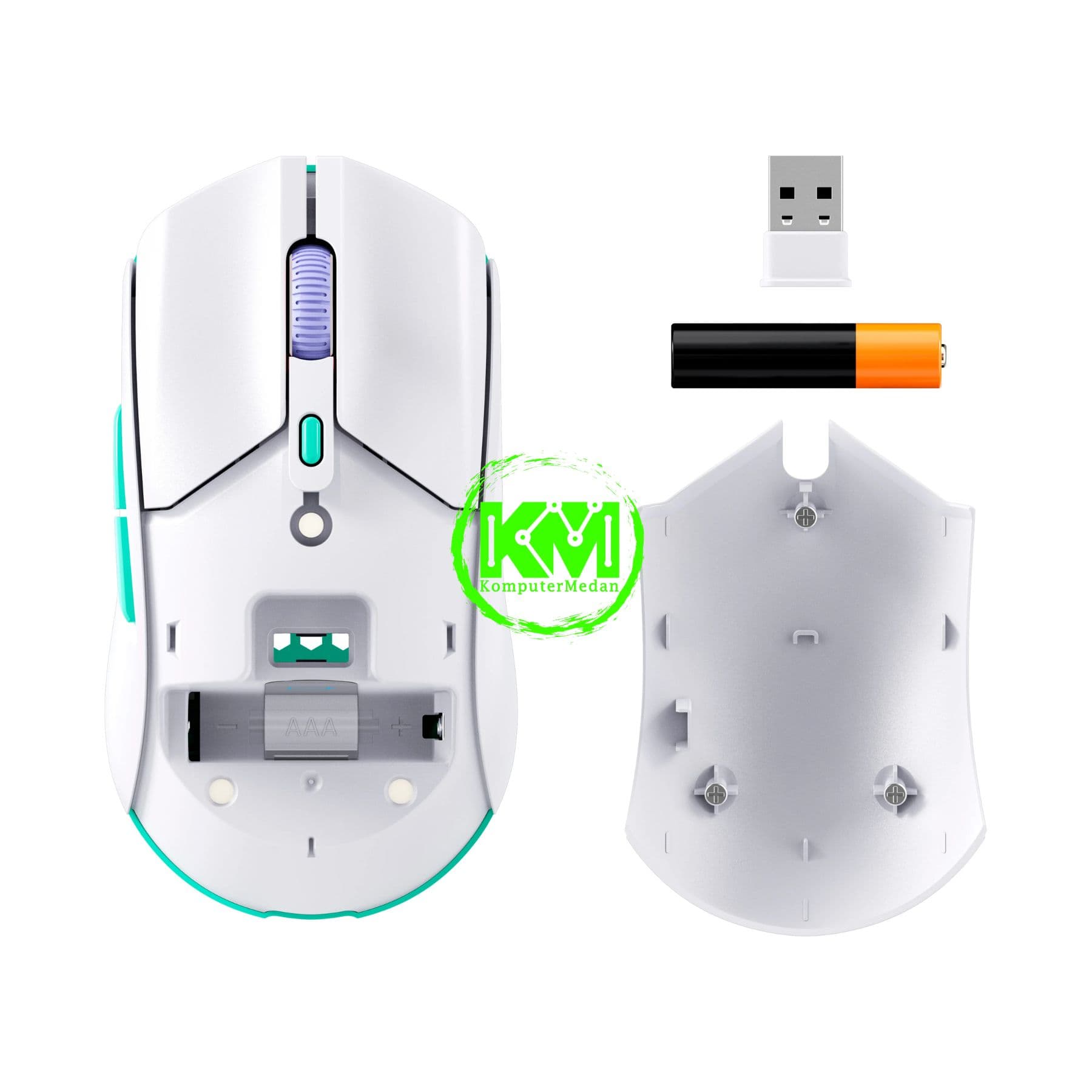 HYPERX PULSEFIRE HASTE 2 CORE WIRELESS (BLACK/WHITE) - Image 9