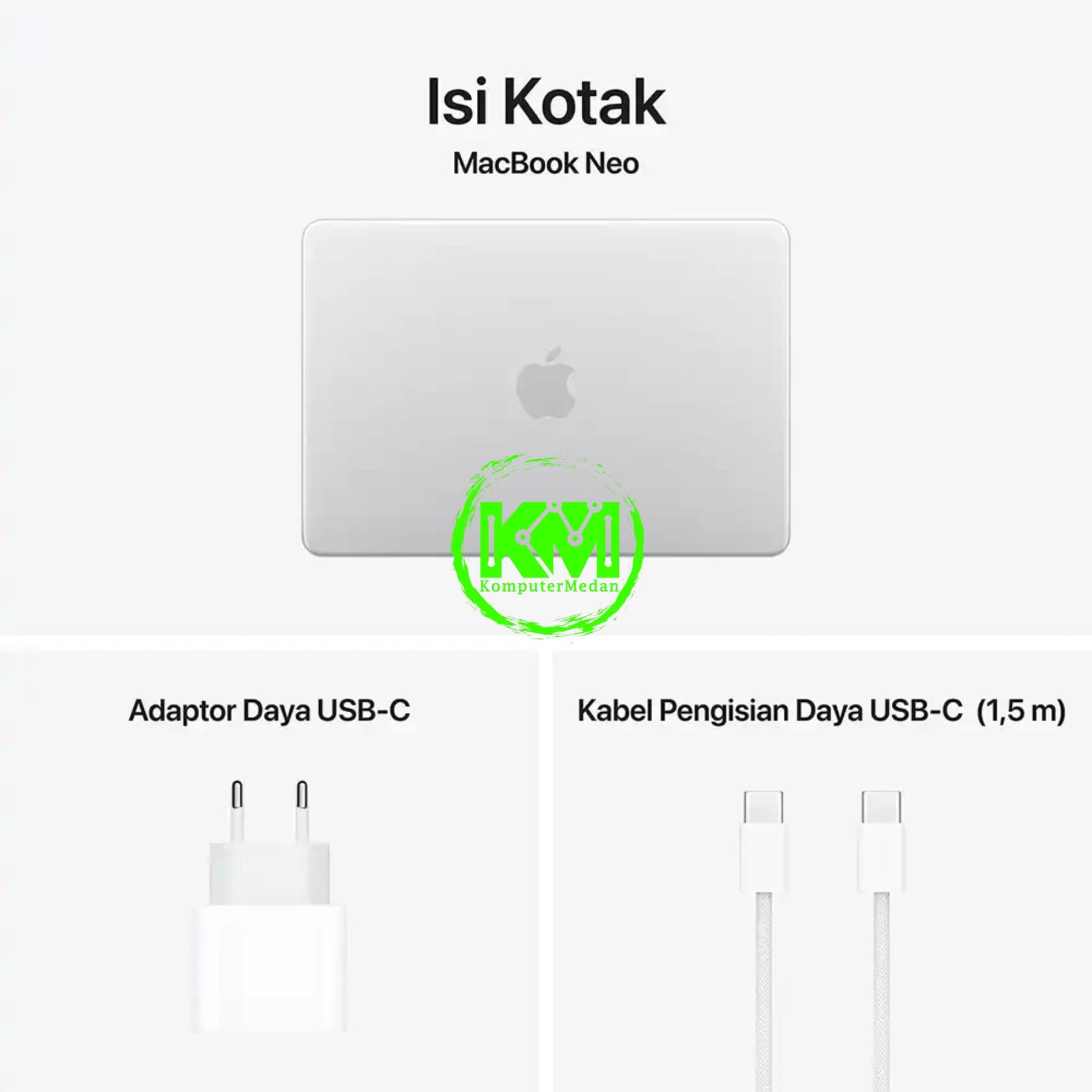 APPLE A18 PRO CHIP MACBOOK NEO ( CPU 6-CORE GPU 5-CORE | 8GB | SSD 256GB | 13" IPS | MACOS | SILVER ) 8100261731 - Image 7