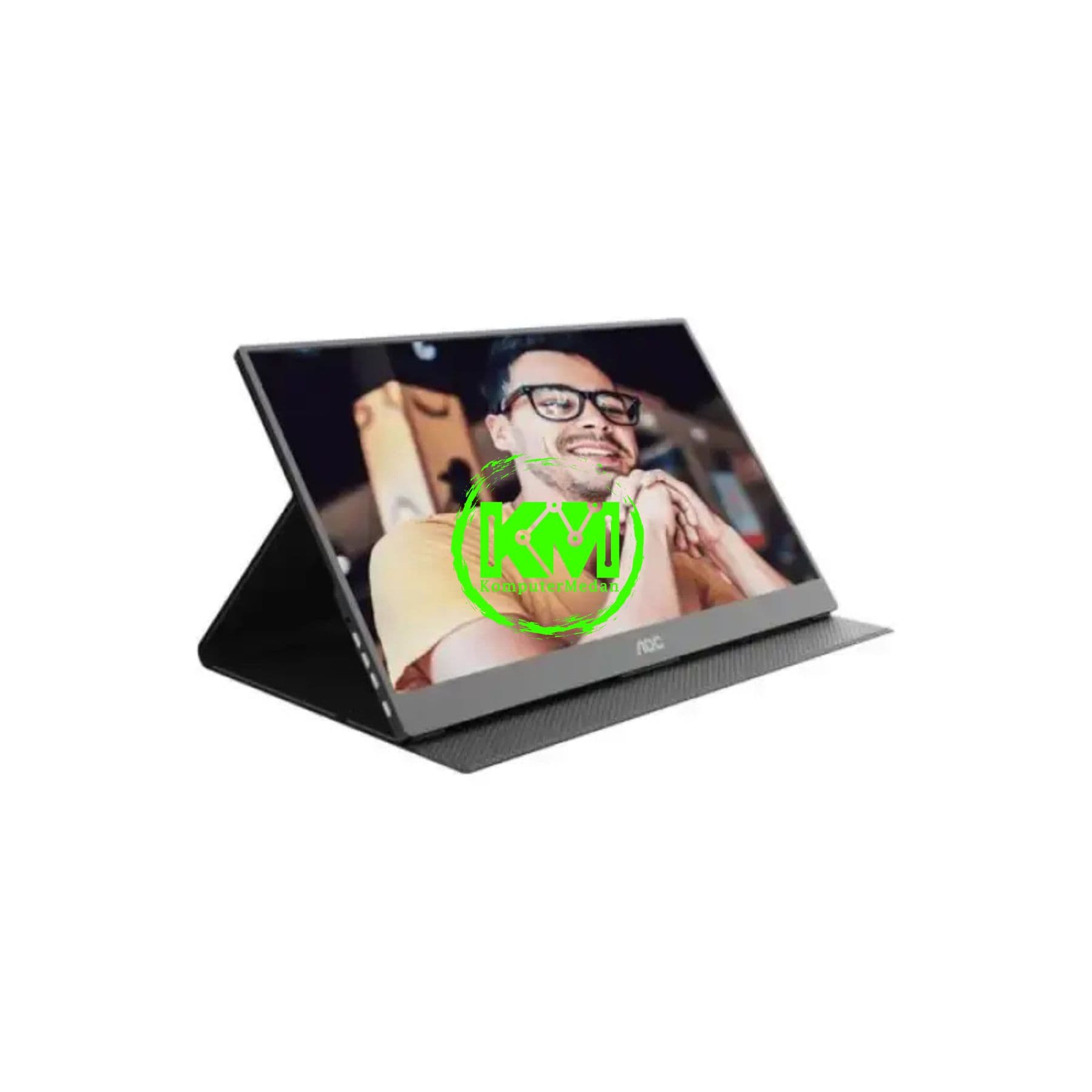 AOC 16T20 PORTABLE (16"/FHD/IPS/60HZ/2xTYPE-C/SPEAKER/3.5MM AUDIO OUT) - Image 3