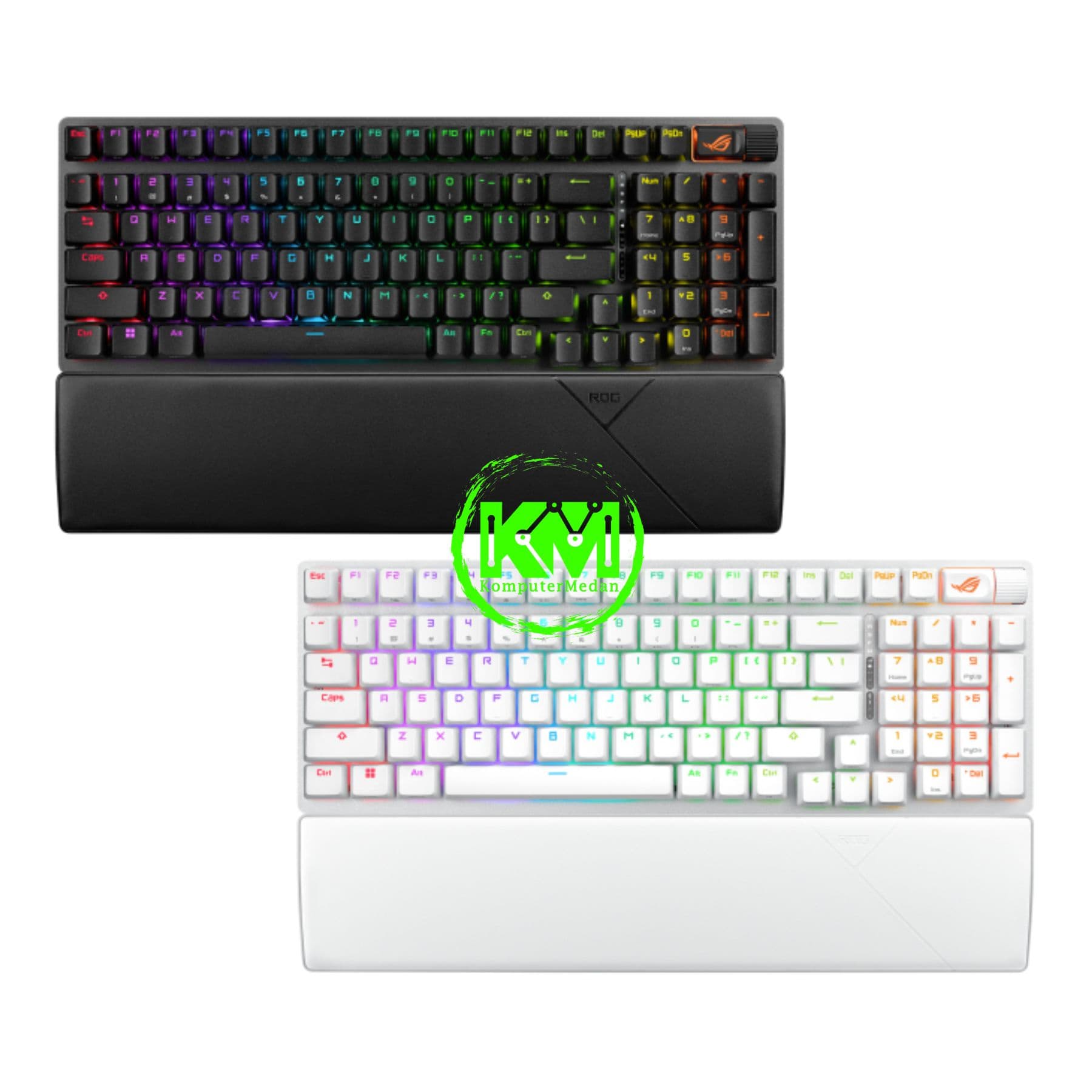 ASUS KEYBOARD ROG STRIX SCOPE II 96 WIRELESS BLACK | WHITE - SNOW SWITCH (LINEAR) - Image 1