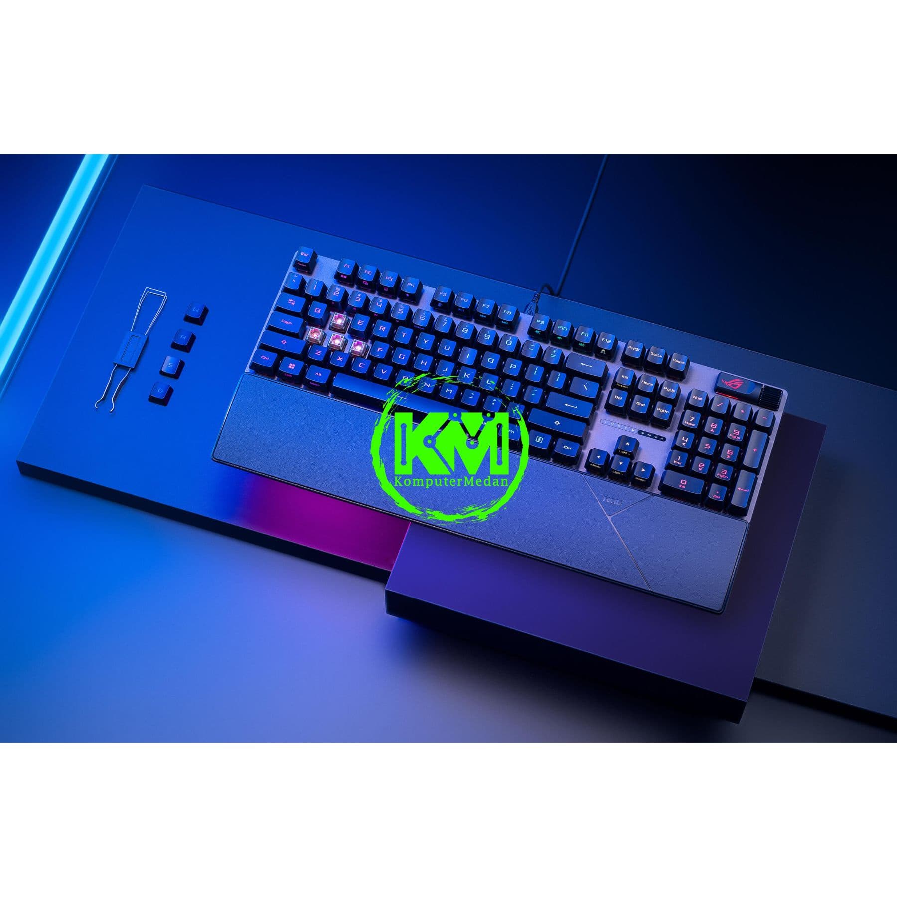 ASUS KEYBOARD ROG STRIX SCOPE II RX - BLUE/RED SWITCH - Image 3