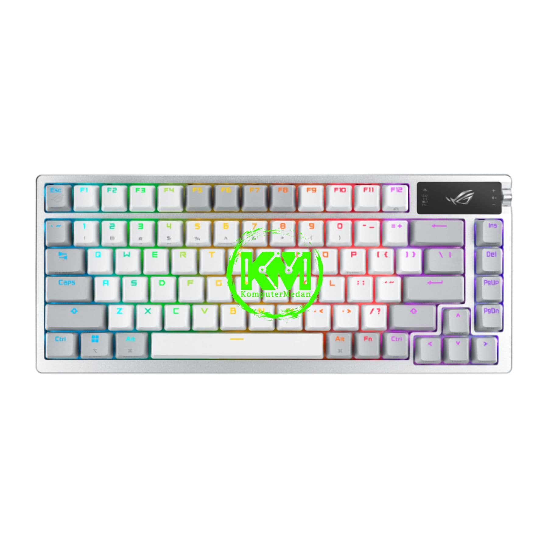 ASUS KEYBOARD ROG AZOTH WHITE - SNOW (LINEAR)/STORM(CLICKY) SWITCH
