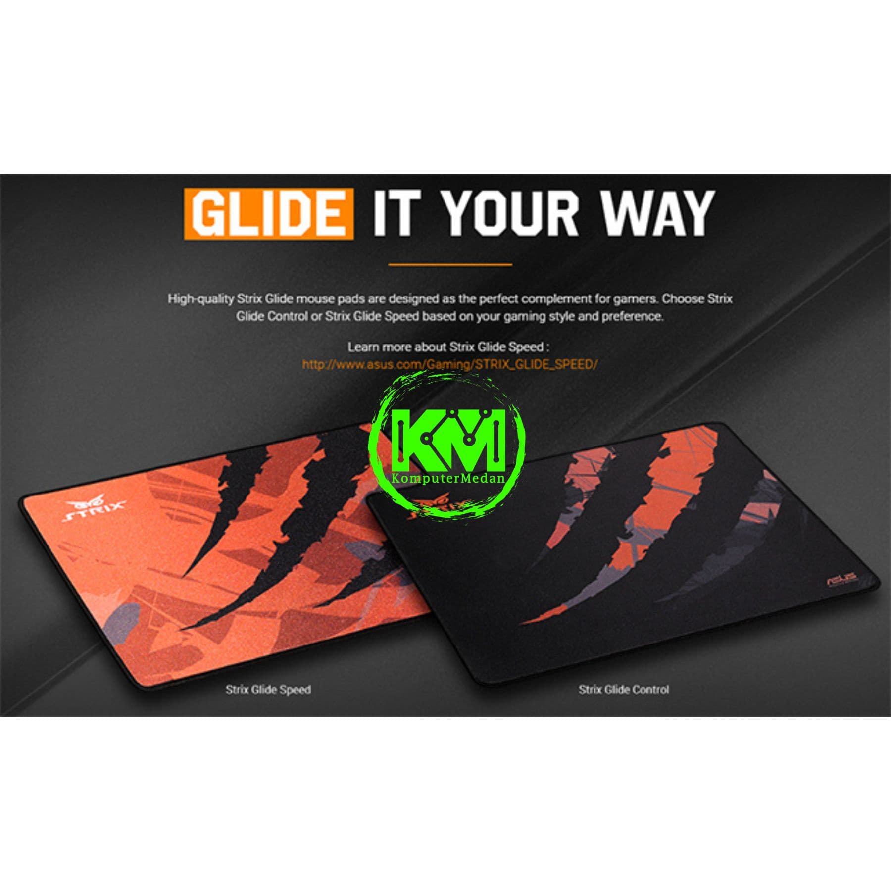 ASUS MOUSEPAD STRIX GLIDE - SPEED NON PPN - Image 4