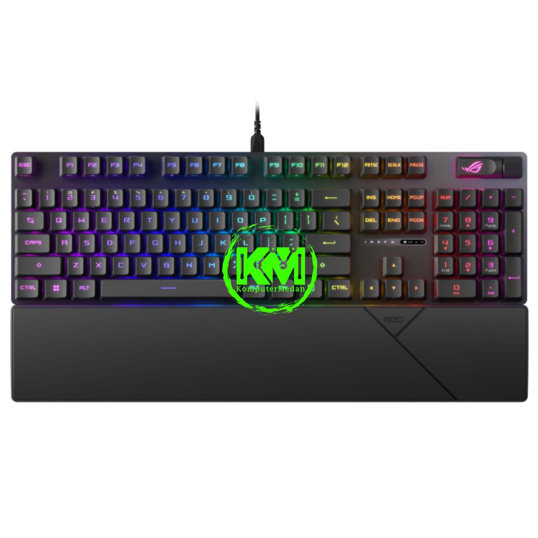 ASUS KEYBOARD ROG STRIX SCOPE II RX - BLUE/RED SWITCH - Image 1
