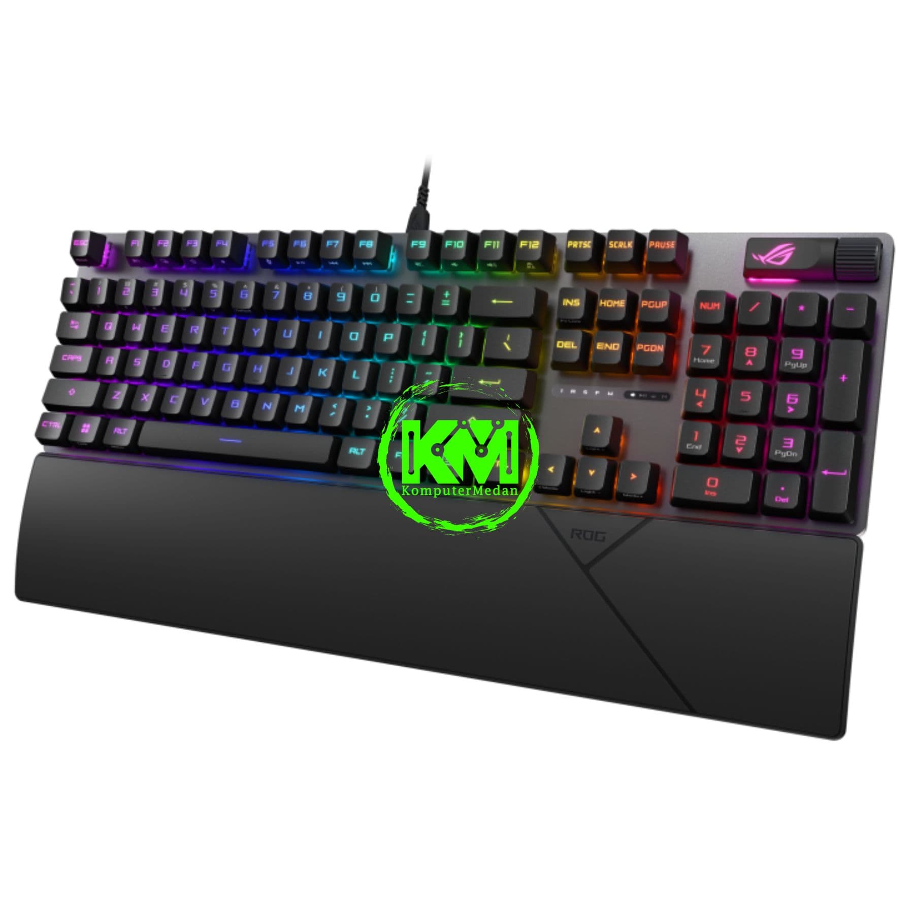 ASUS KEYBOARD ROG STRIX SCOPE II RX - BLUE/RED SWITCH - Image 2