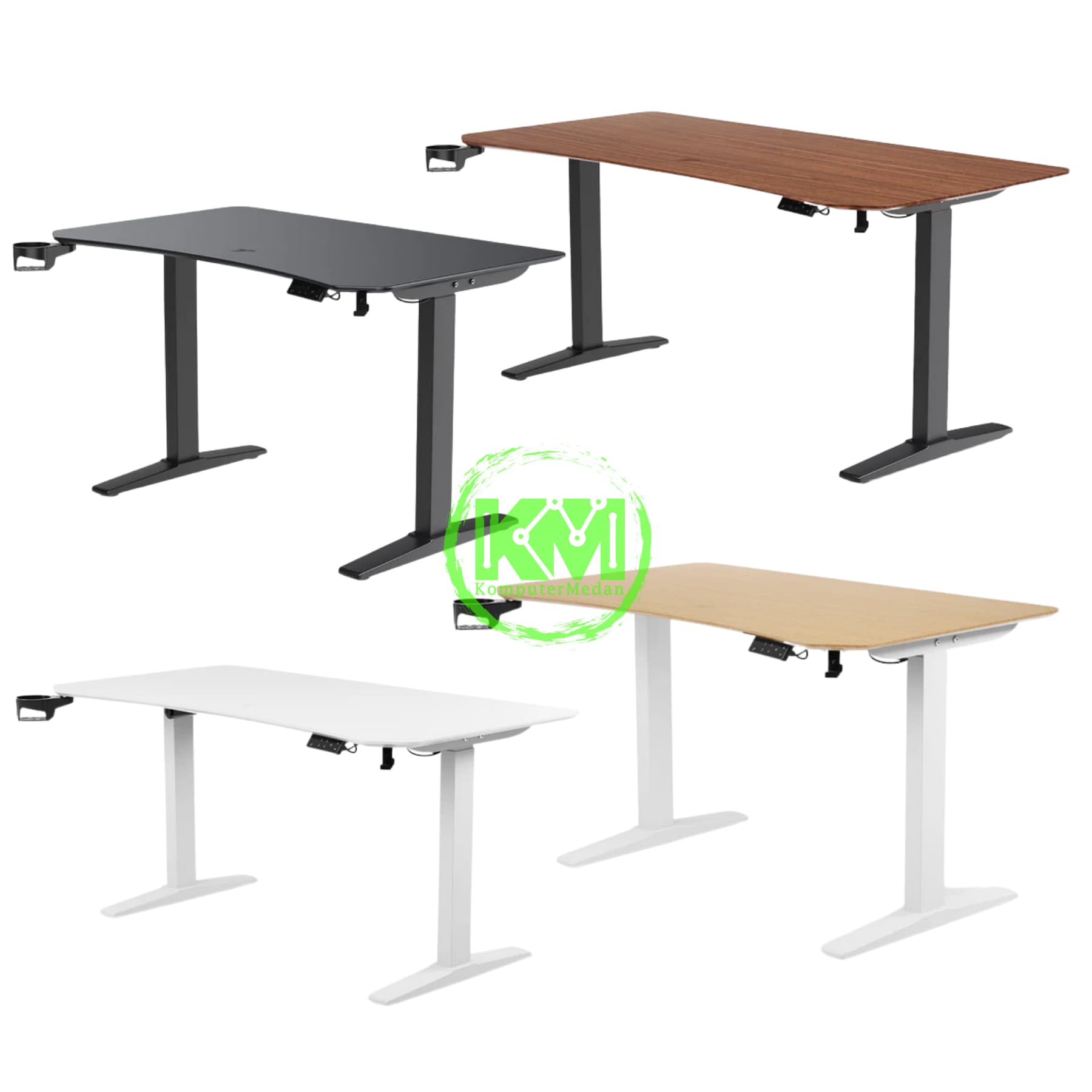TTRACING TITUS X SMART DESK (ONYX/HOWLITE/WALNUT/OAK) 1.2M SMALL - Image 1