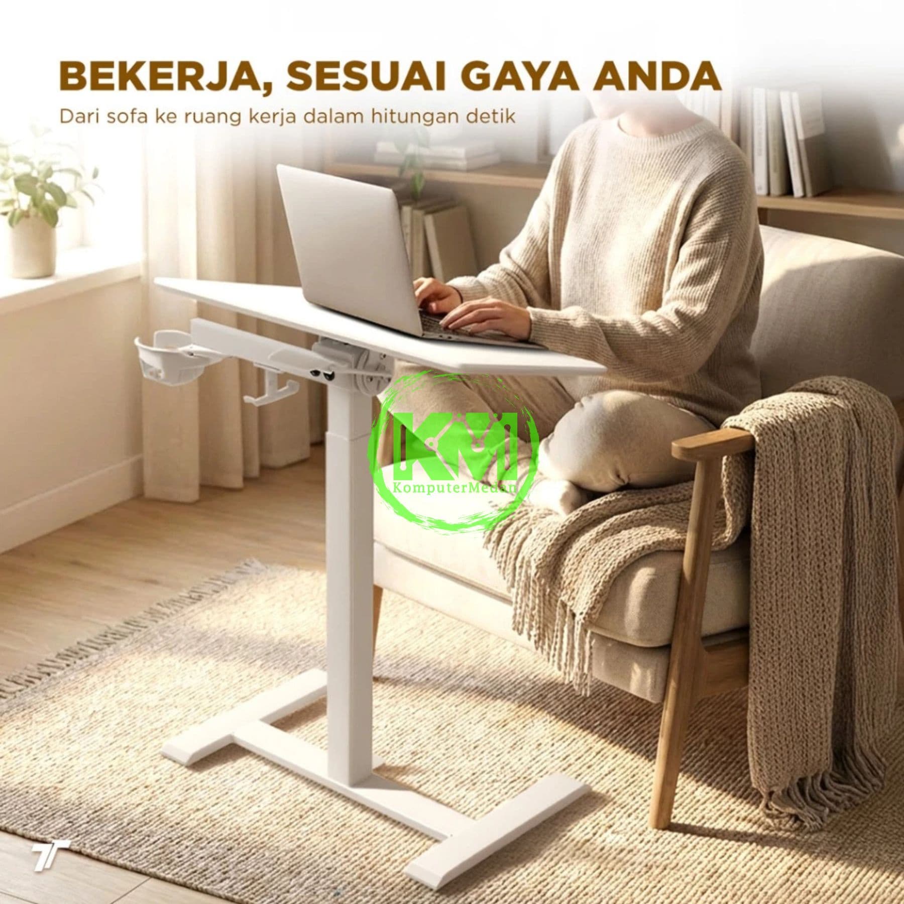 TTRACING TACTO PORTABLE STANDING DESK (ONYX/HOWLITE/WALNUT/OAK) - Image 6