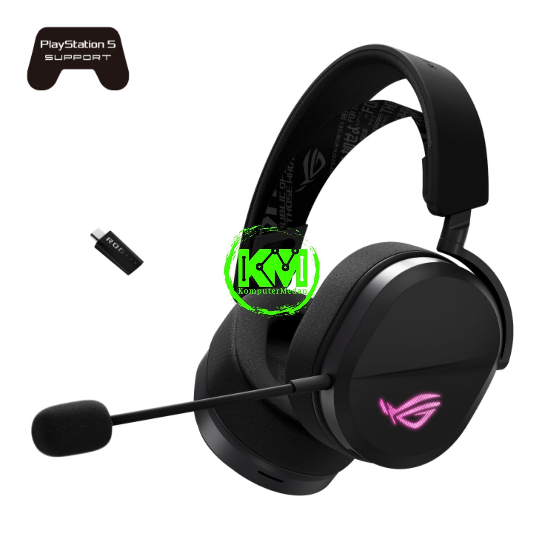 ASUS HEADSET ROG PELTA WIRELESS - BLACK