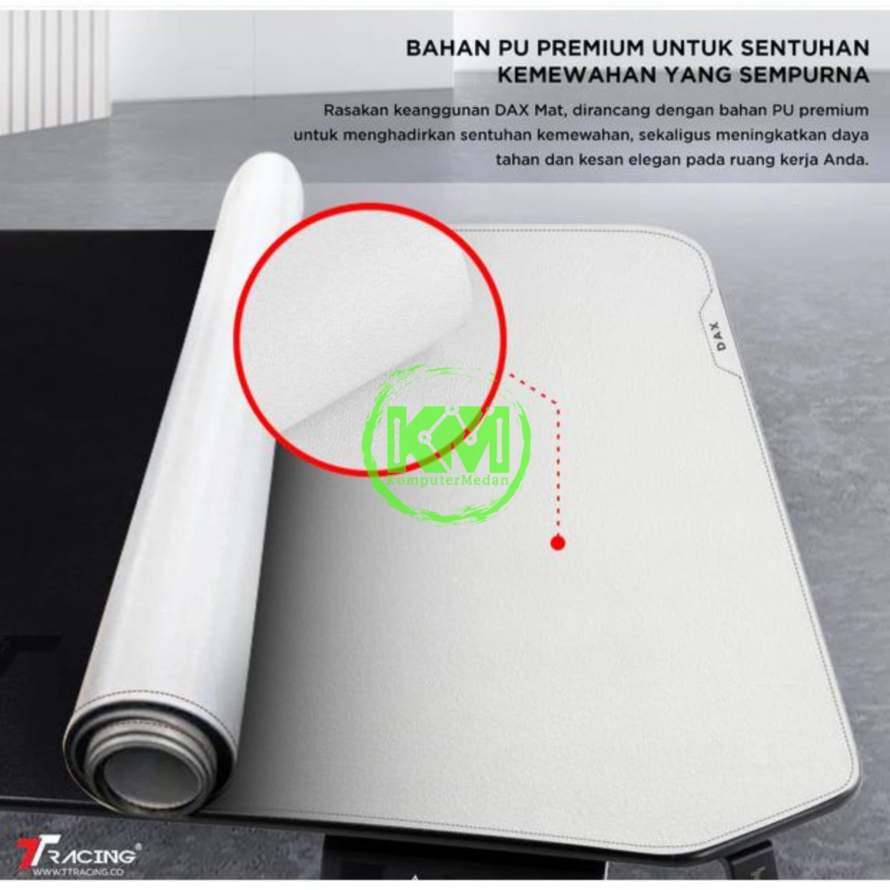 TTRACING DAX MAT (BLACK / WHITE) 1.6m LARGE - Image 3