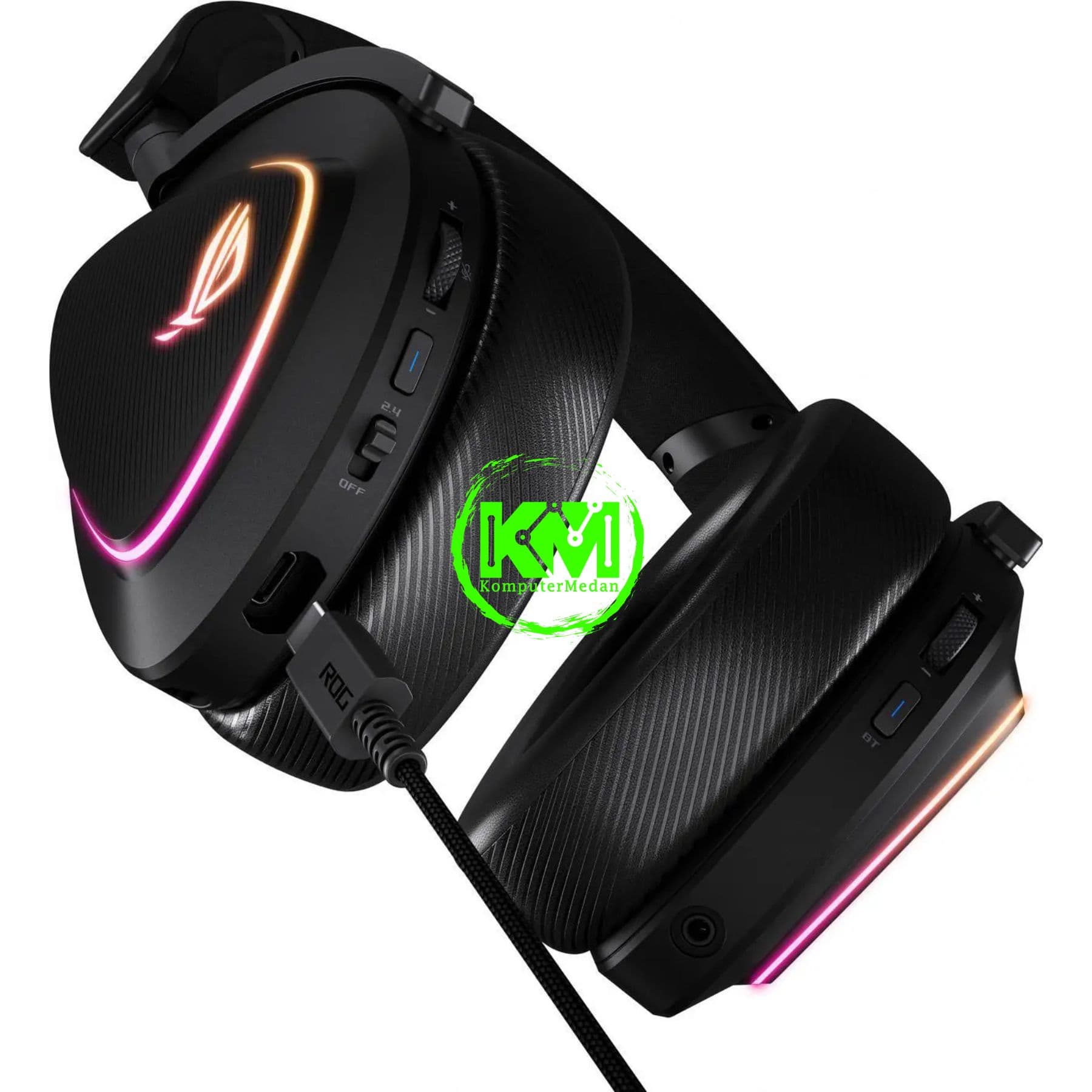 ASUS HEADSET ROG DELTA II WIRELES - BLACK - Image 4