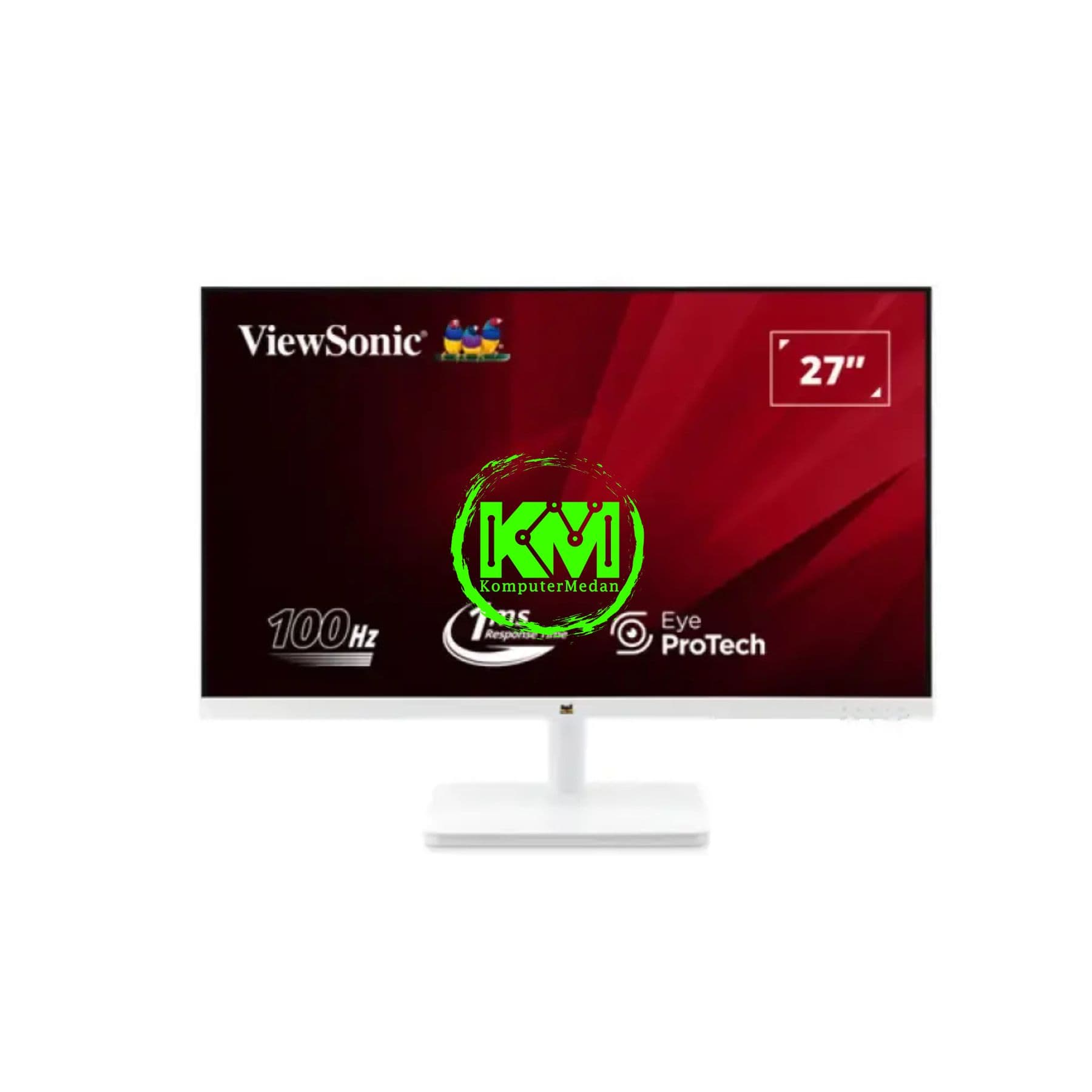 VIEWSONIC VA2732-H-W-2 WHITE (27"/FHD/IPS/100HZ/1MS/VGA/HDMI)