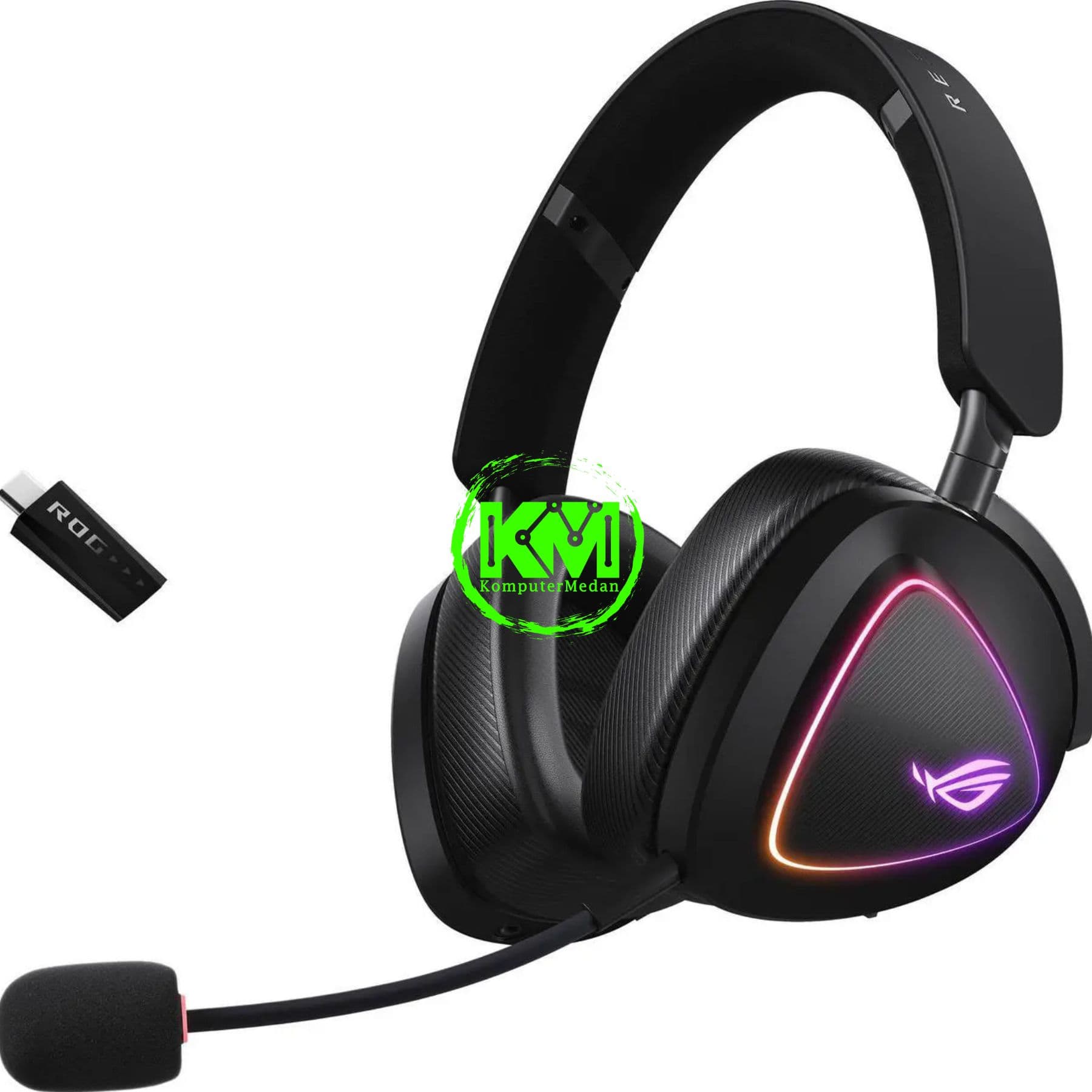 ASUS HEADSET ROG DELTA II WIRELES - BLACK