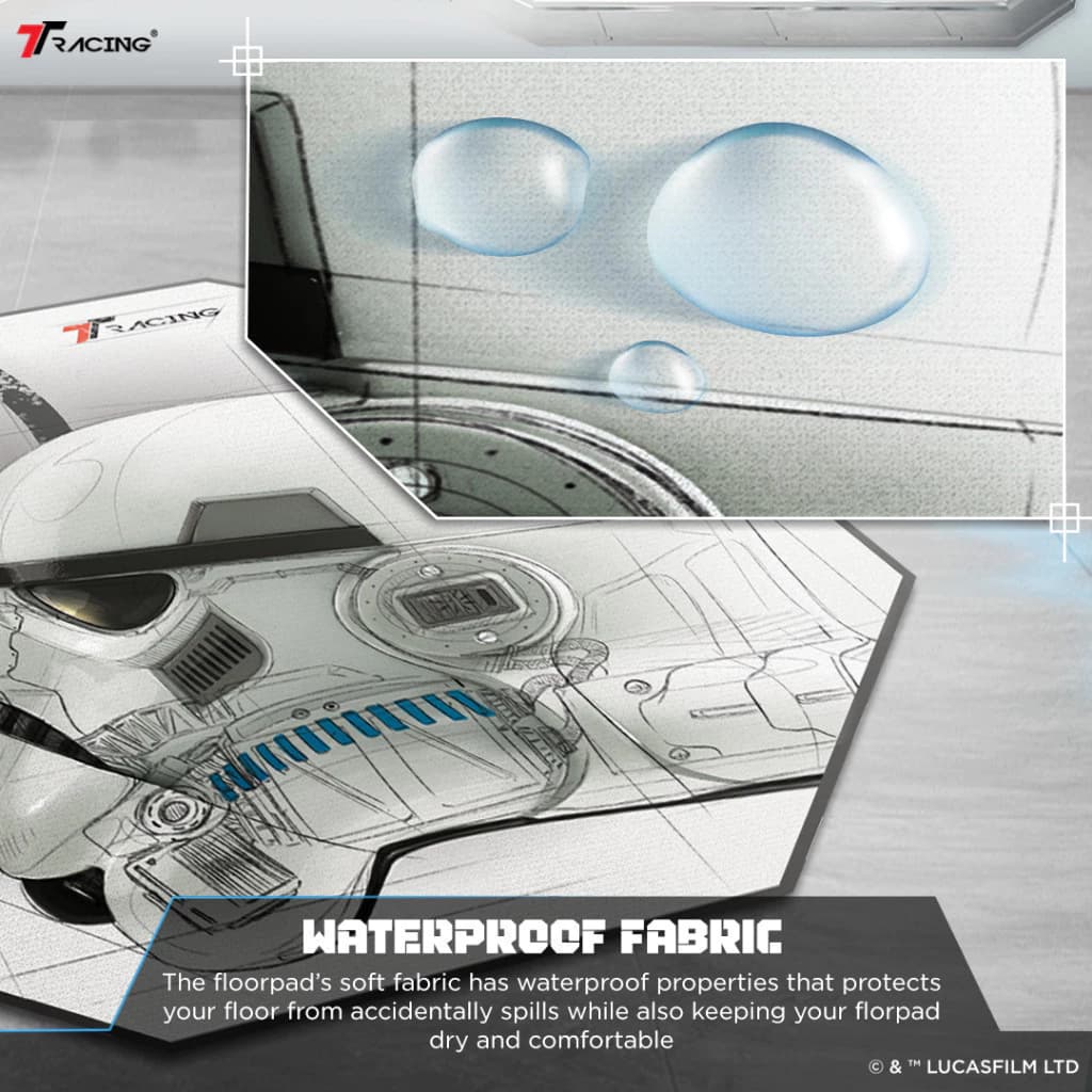 TTRACING GUARDIAN GAMING FLOORPAD (DISNEY100 STARWARS/STARWARS/STORMTROOPER) - Image 6