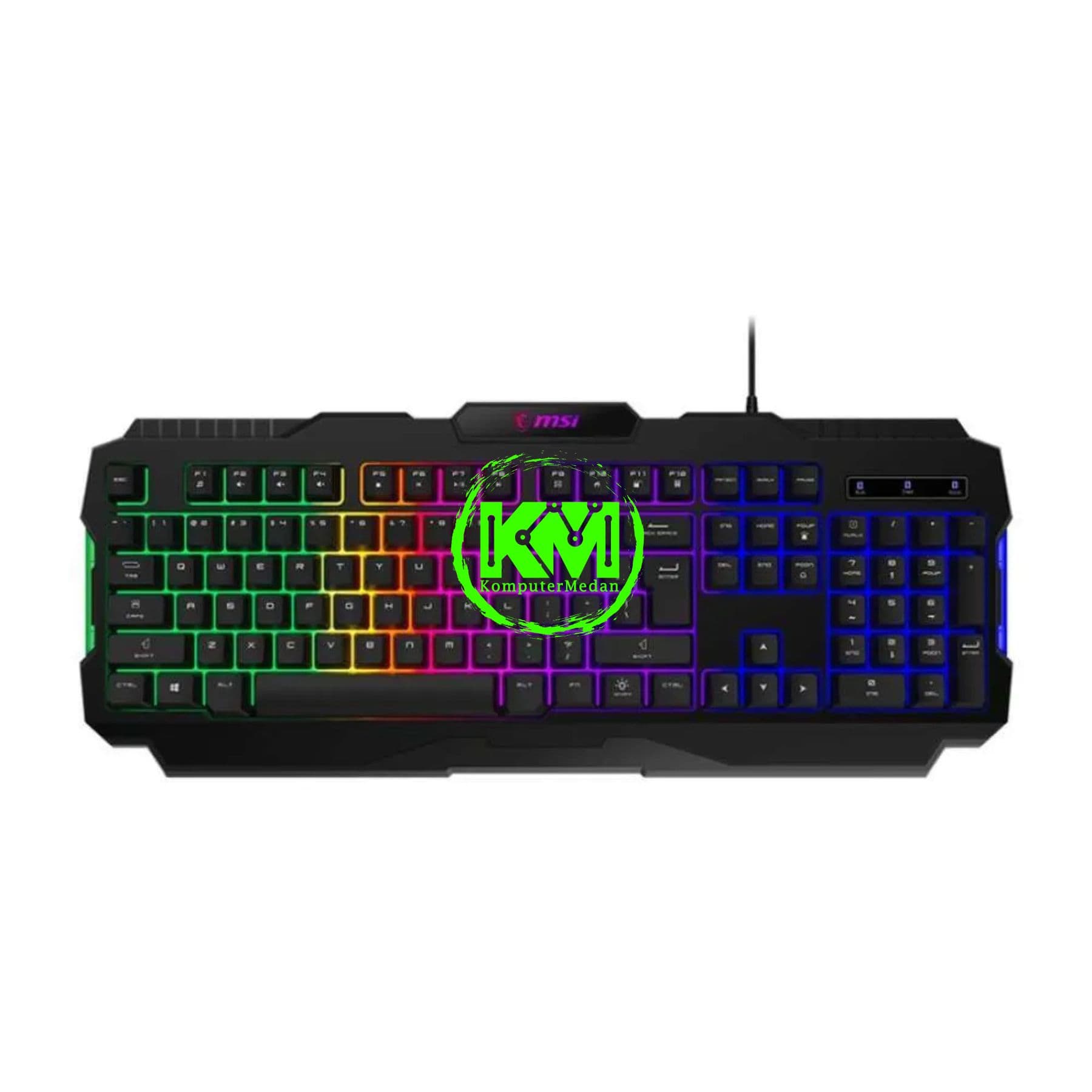 MSI GAMING KEYBOARD GK100 - RAINBOW BACKLIT