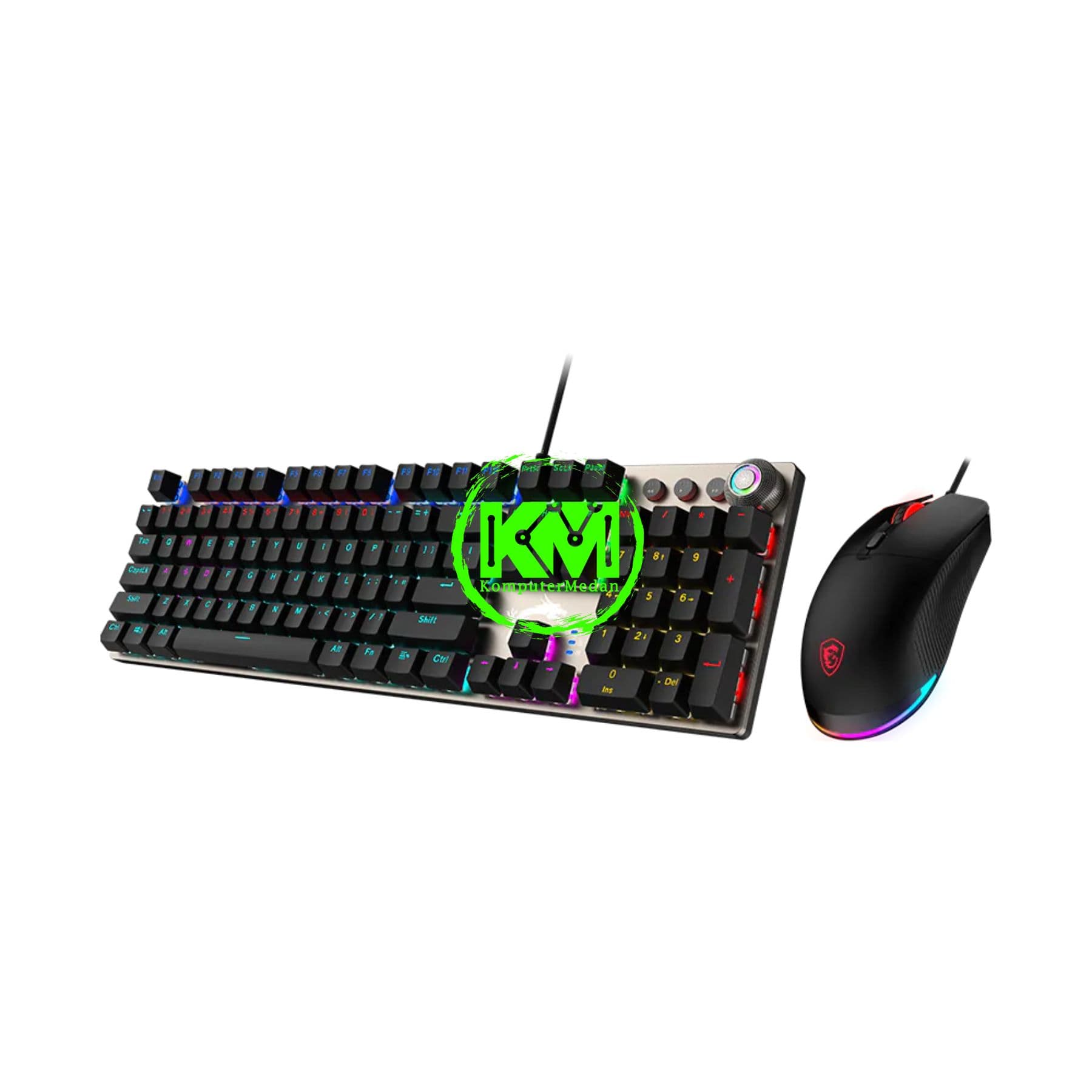 MSI GAMING FORGET GK310 COMBO MECHANICAL HOT SWAPPABLE - RED SWITCH (KEYBOARD + MOUSE) - Image 2