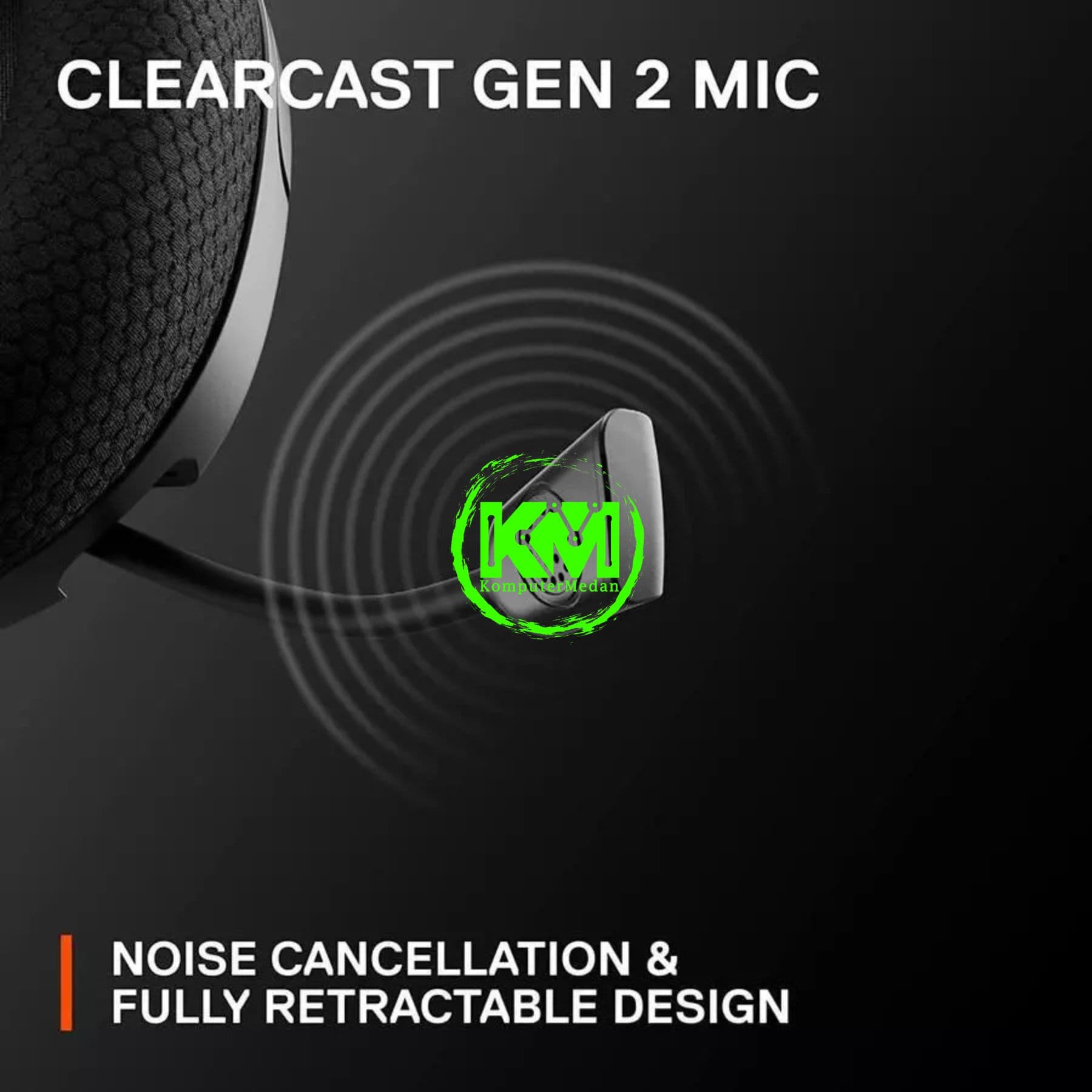 STEELSERIES ARCTIS NOVA 1 GAMING HEADSET - BLACK/WHITE - Image 5