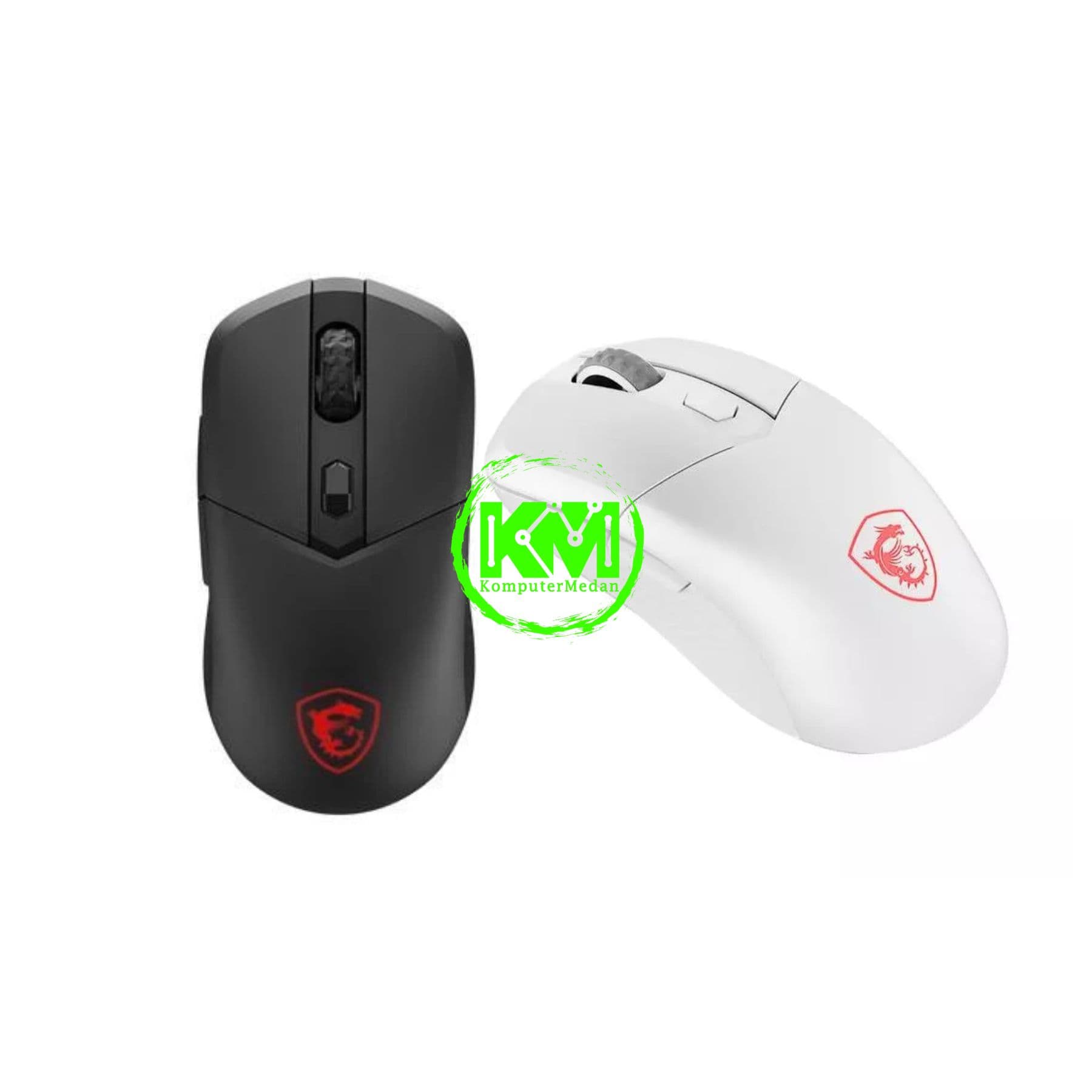 MSI GAMING MOUSE VERSA 300 WIRELESS - BLACK | WHITE (3-MODE : WIRED, WIRELESS,BLUETOOTH,RGB, TYPE-C, BUILT-IN BATTERY) - Image 1