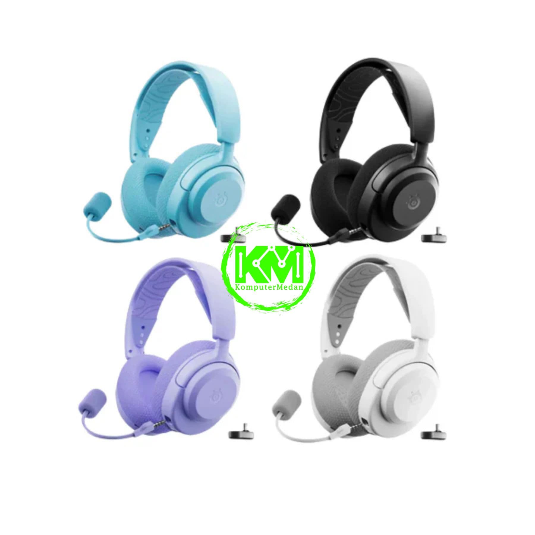 STEELSERIES ARCTIS NOVA 3X WIRELESS GAMING HEADSET - BLACK/WHITE/LAVENDER/AQUA - Image 1