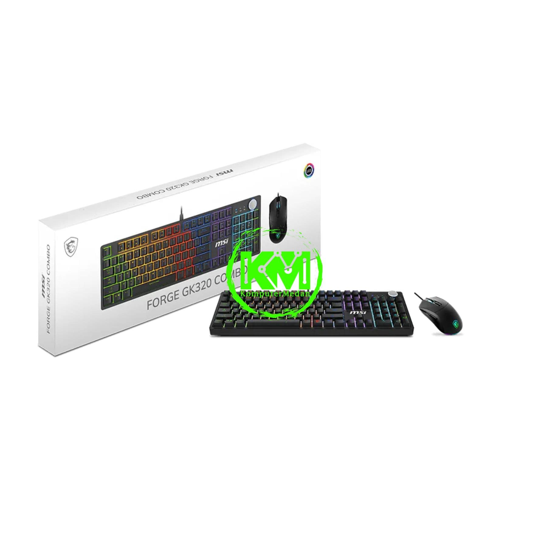 MSI GAMING FORGE GK320 COMBO MECHANICAL - RED SWITCH (KEYBOARD + MOUSE) - Image 5