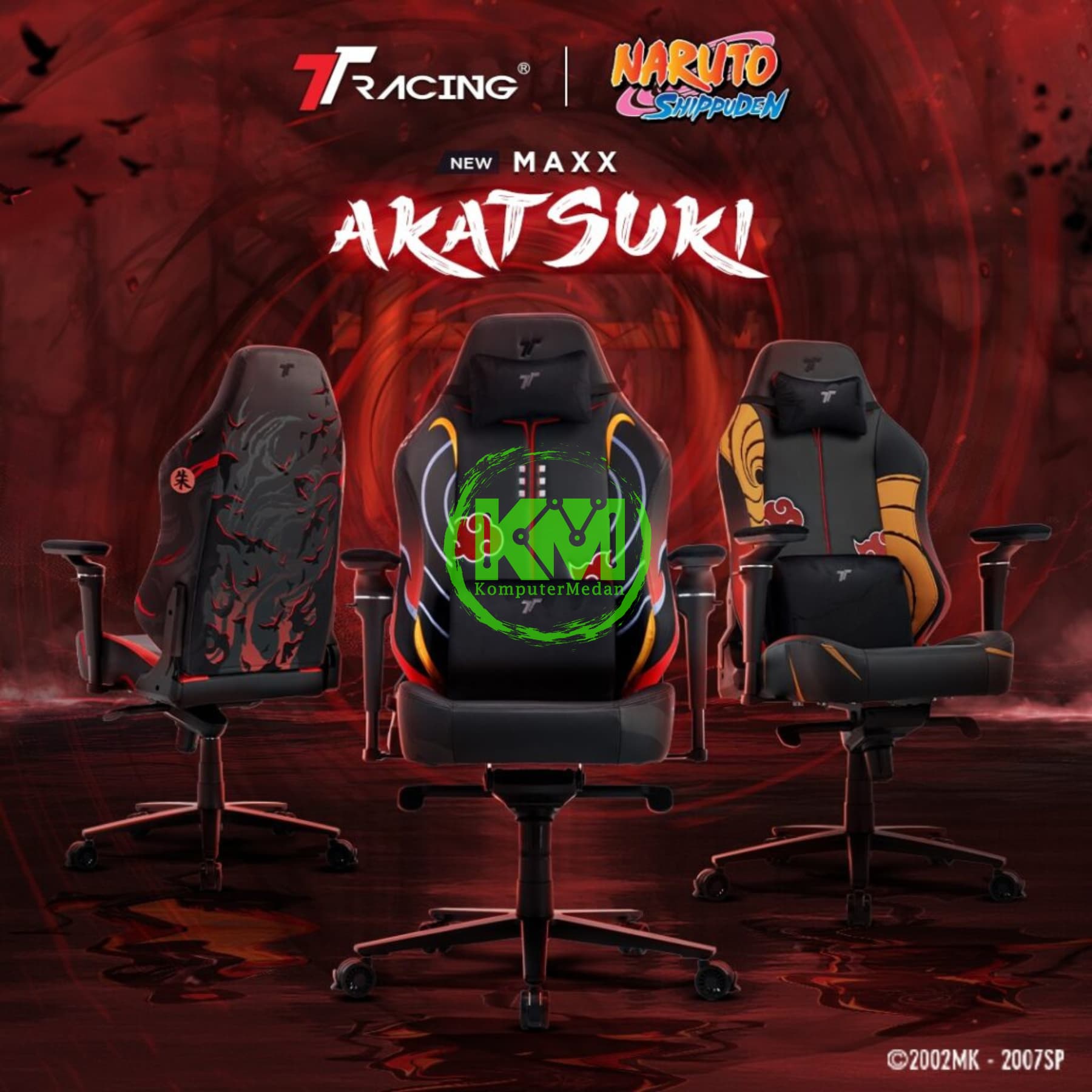 TTRACING MAXX GAMING CHAIR (PAIN / ITACHI / TOBI)