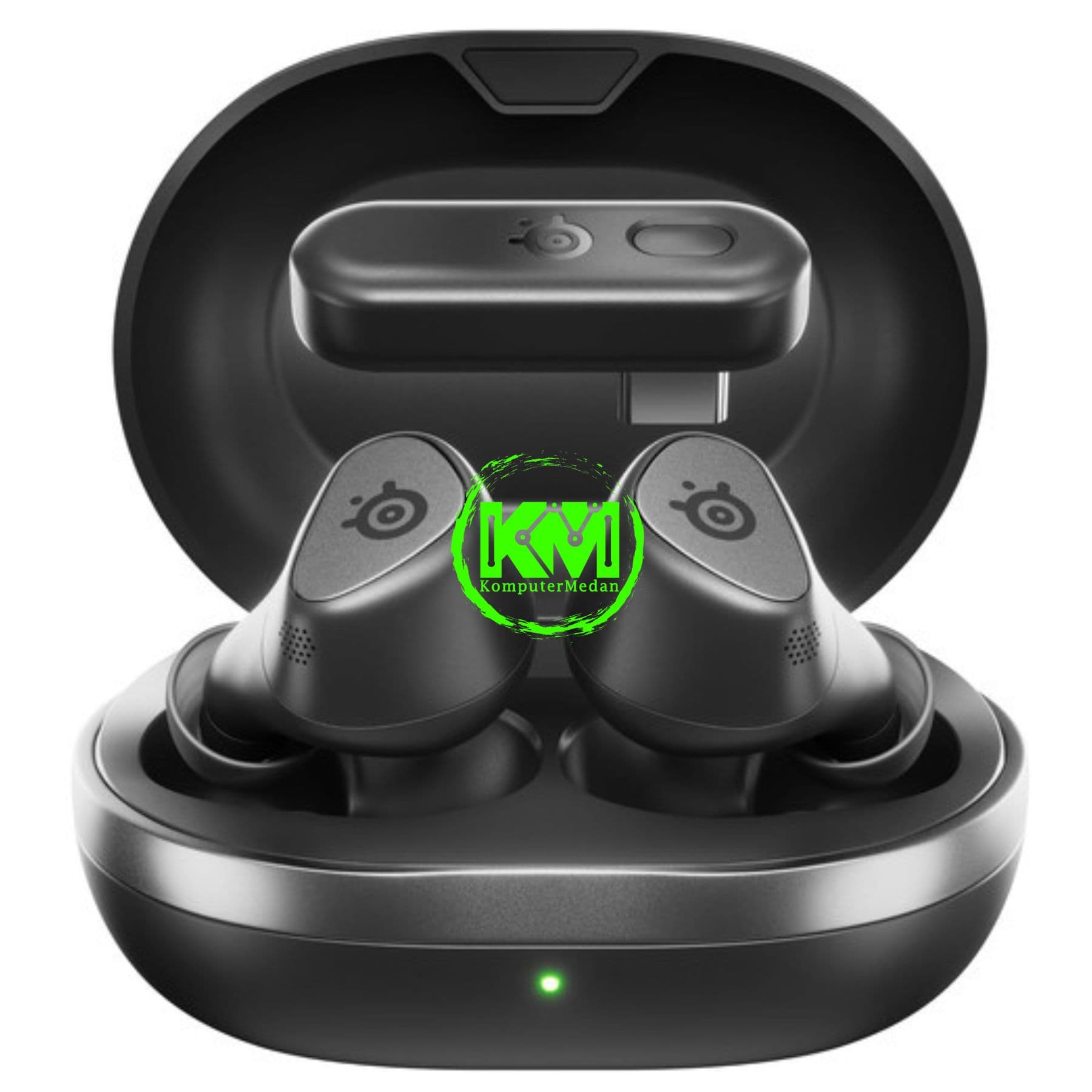 STEELSERIES ARCTIS GAMEBUD TRUE WIRELESS STEREO GAMING EARBUDS - BLACK/WHITE - Image 2