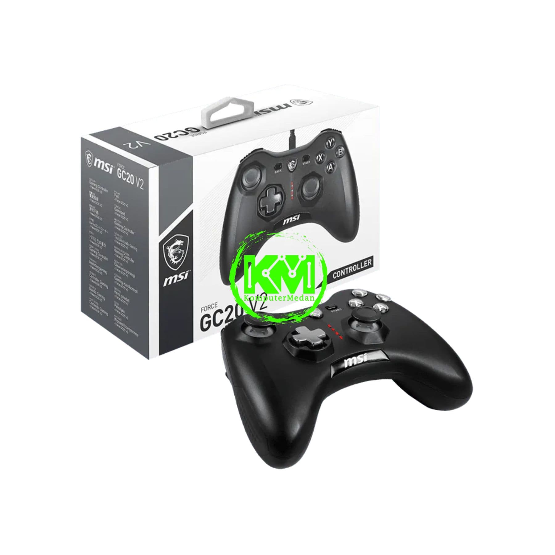 MSI GAMING CONTROLLER FORCE GC20 V2 - BLACK - Image 5