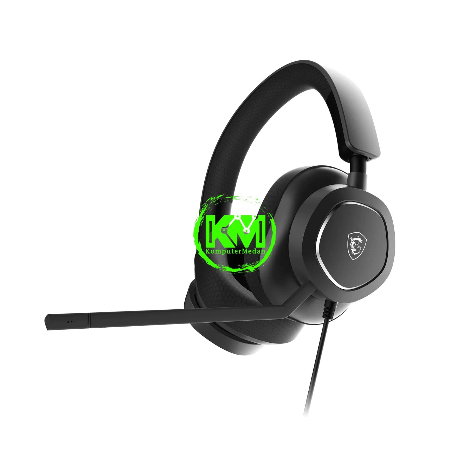 MSI GAMING HEADSET MAESTRO 300 (USB TYPE-C, INCLUDE ADAPTER USB TYPE-A, DETACHABLE MICROPHONE)