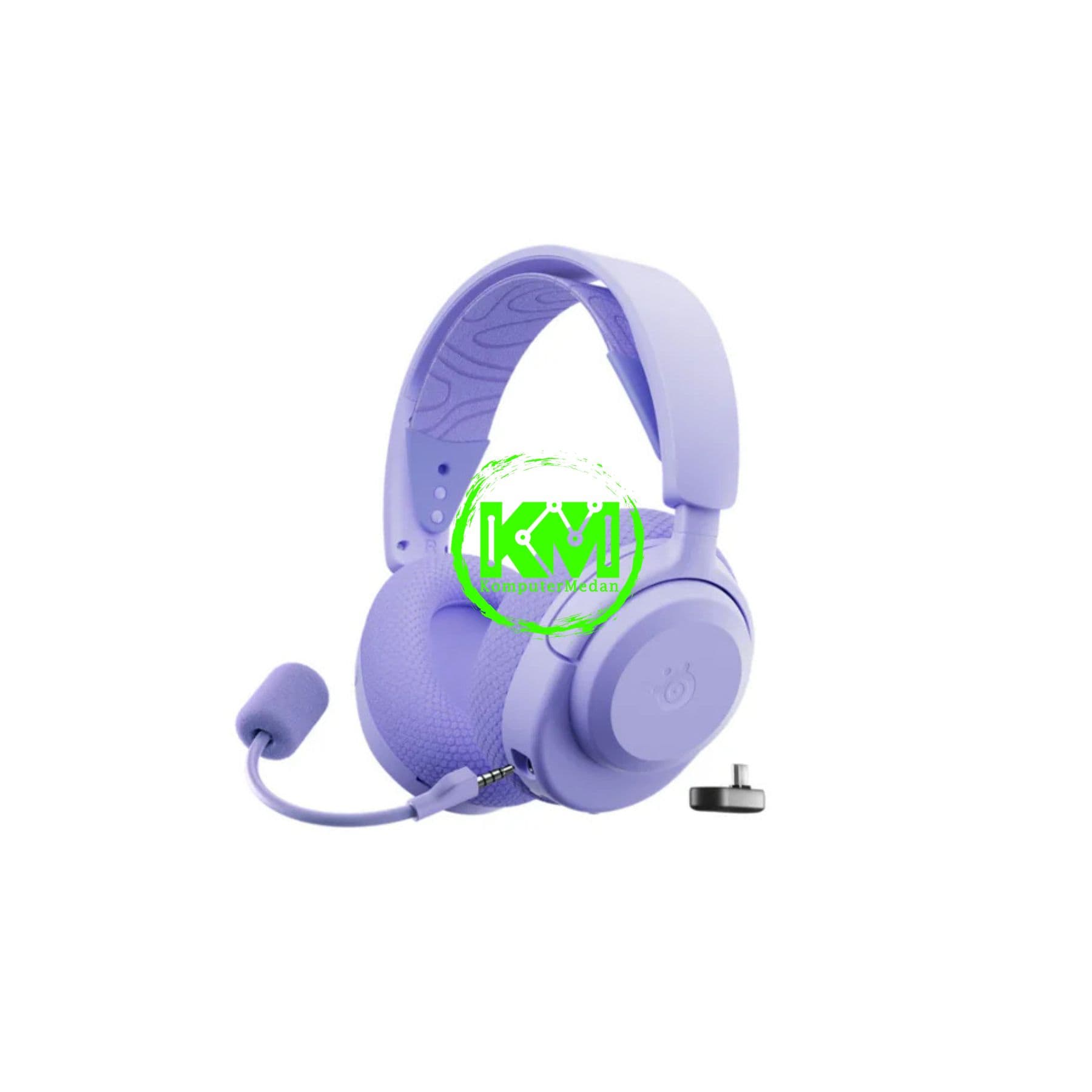 STEELSERIES ARCTIS NOVA 3X WIRELESS GAMING HEADSET - BLACK/WHITE/LAVENDER/AQUA - Image 4