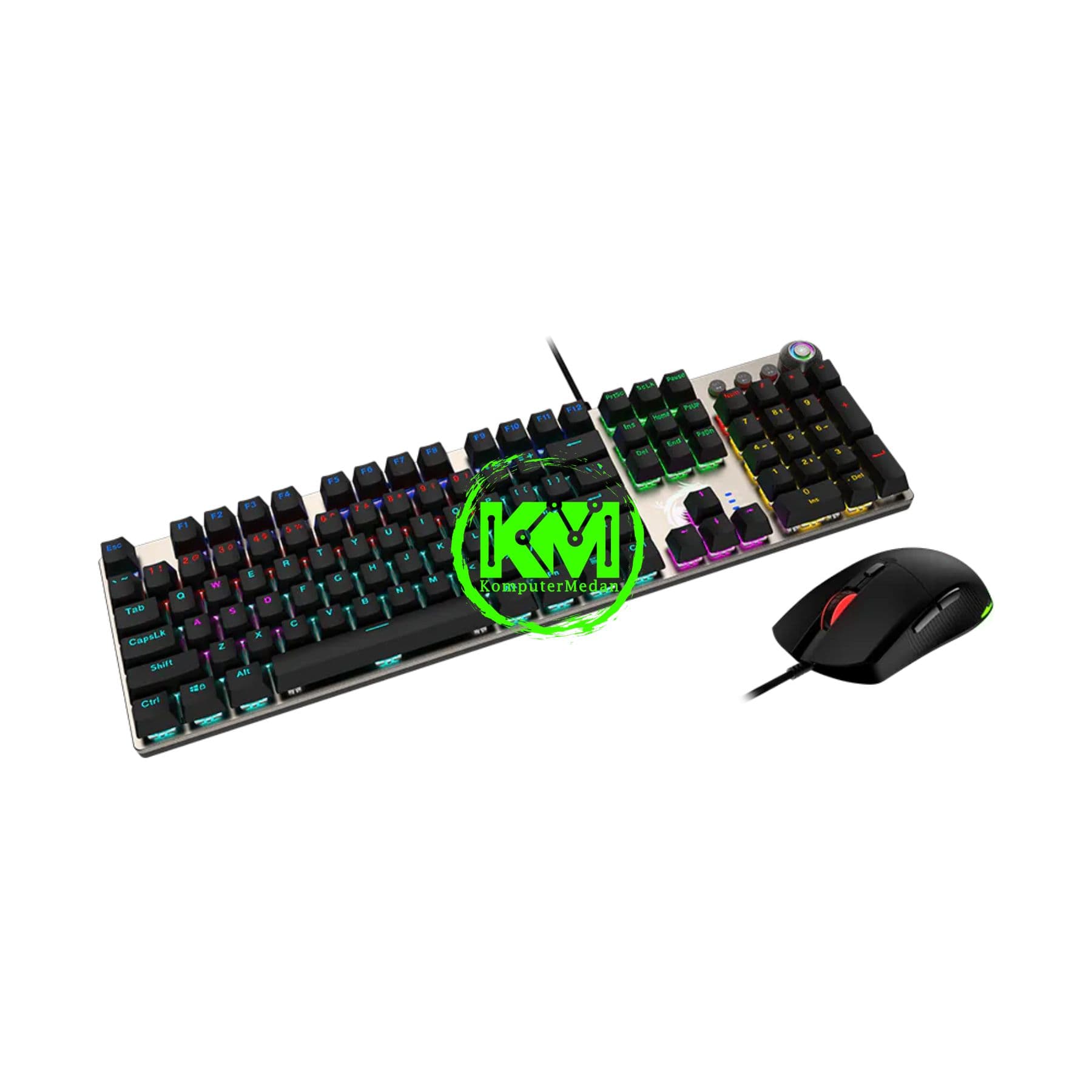 MSI GAMING FORGET GK310 COMBO MECHANICAL HOT SWAPPABLE - RED SWITCH (KEYBOARD + MOUSE) - Image 3