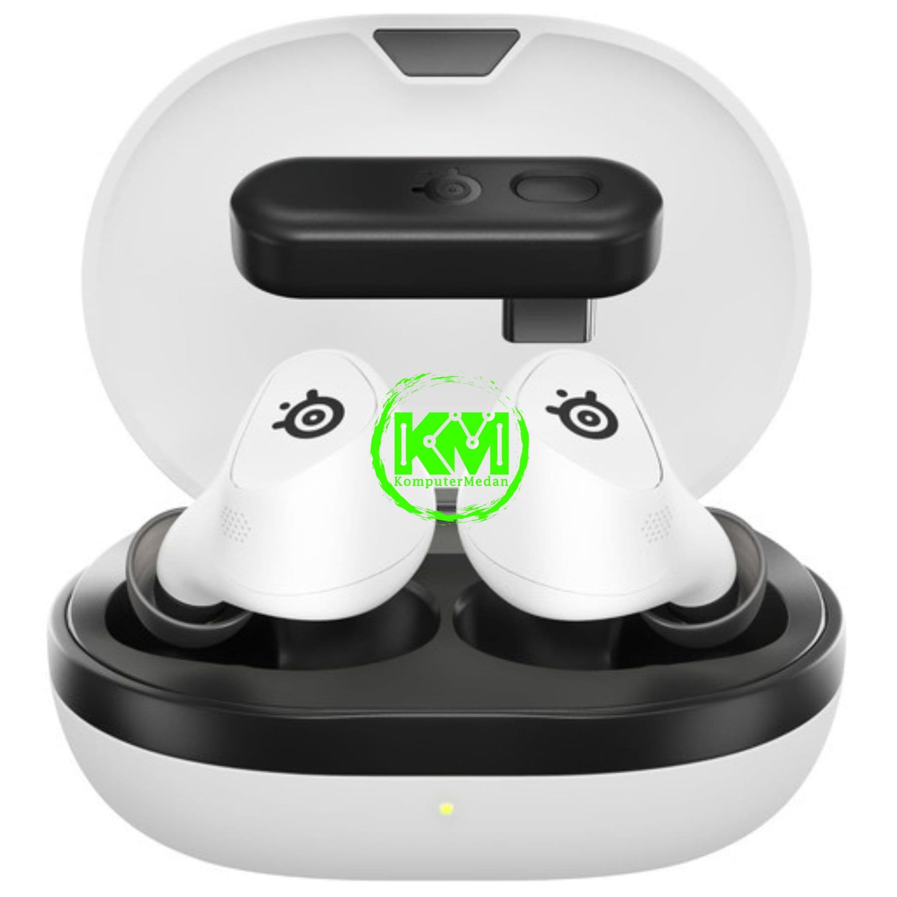 STEELSERIES ARCTIS GAMEBUD TRUE WIRELESS STEREO GAMING EARBUDS - BLACK/WHITE - Image 4