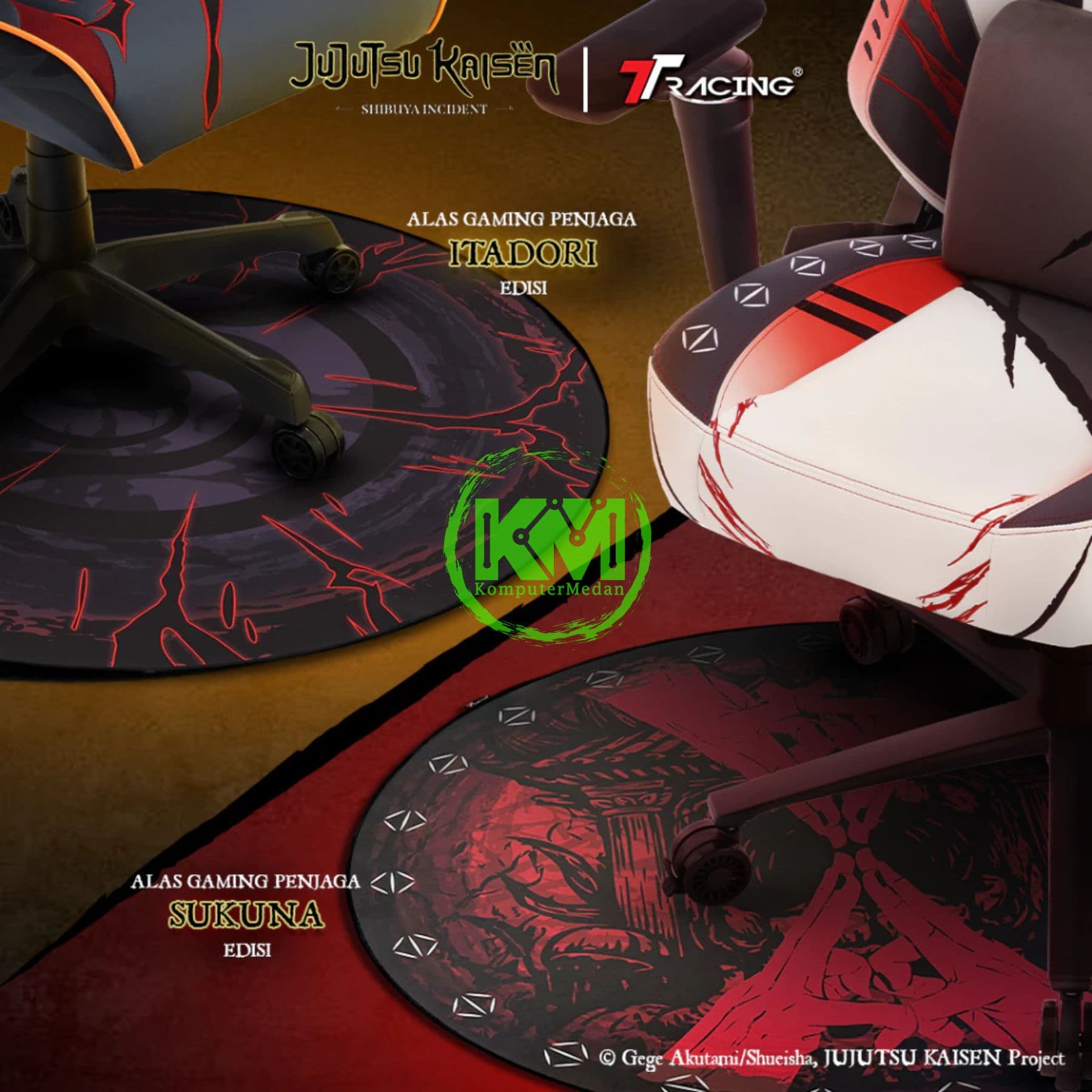 TTRACING GUARDIAN GAMING FLOORPAD (ITADORI/SUKUNA/JUJUTSU KAISEN) - Image 1