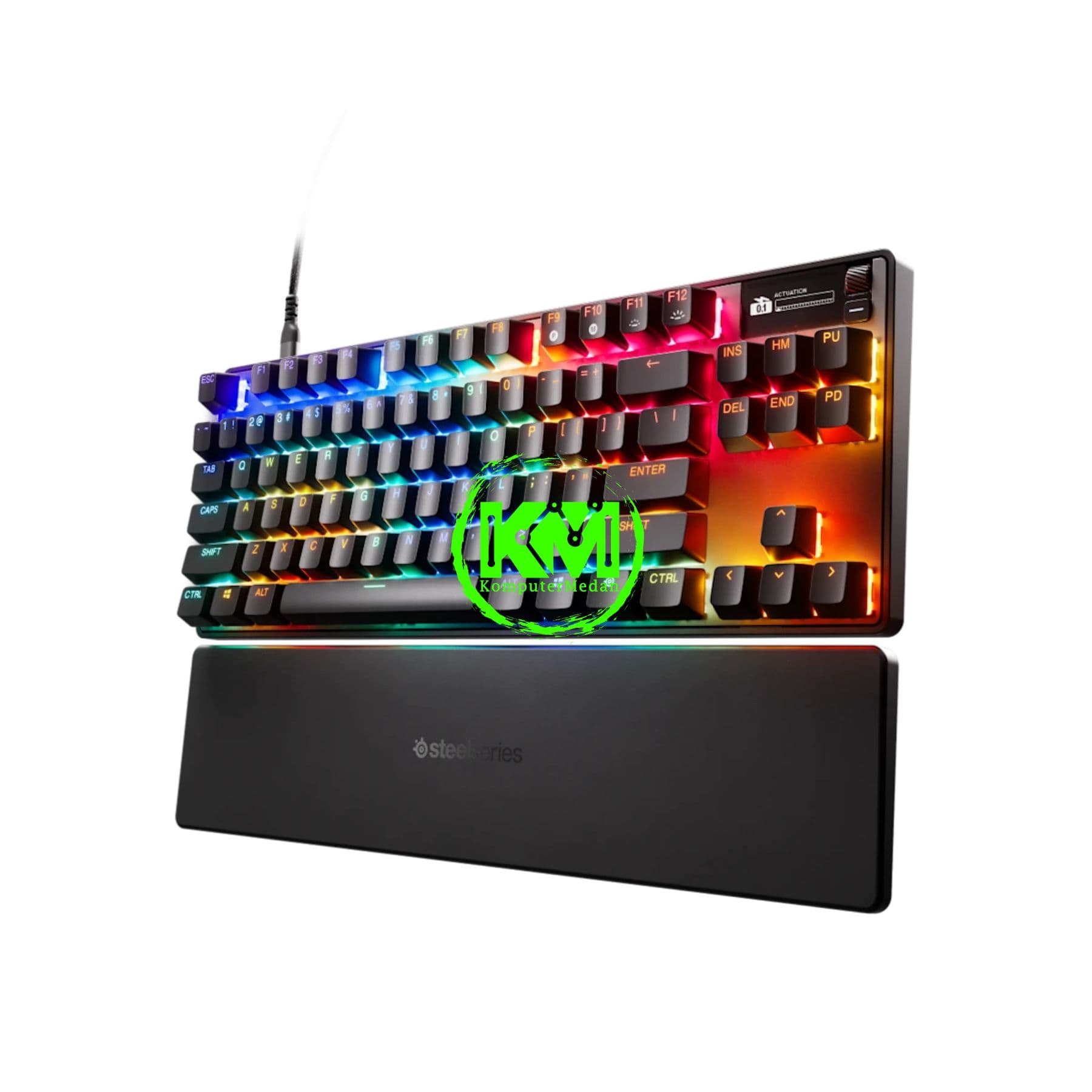 STEELSERIES APEX PRO BLACK GAMING KEYBOARD - TKL GEN 3 - Image 1