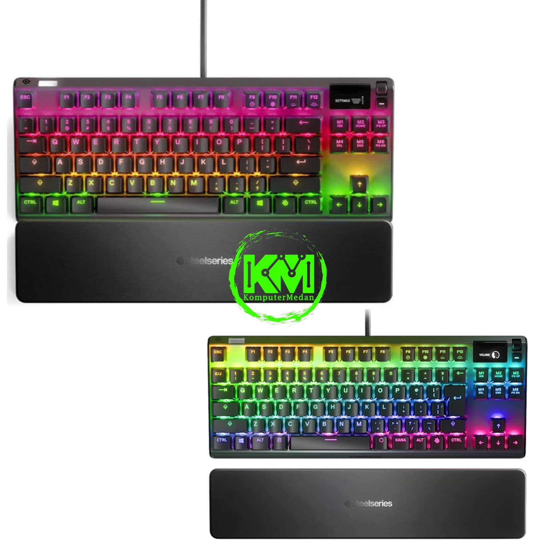 STEELSERIES APEX 7 TKL RED/BLUE SWITCH GAMING KEYBOARD (MECHANICAL RGB WITH LED) - Image 1