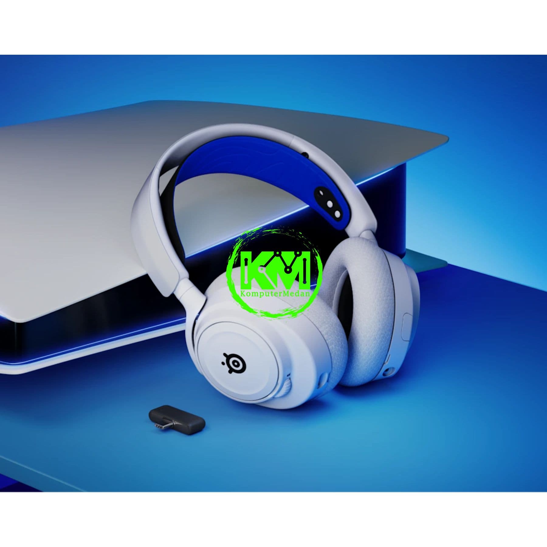 STEELSERIES ARCTIS NOVA 7P WIRELESS GAMING HEADSET - WHITE - Image 5