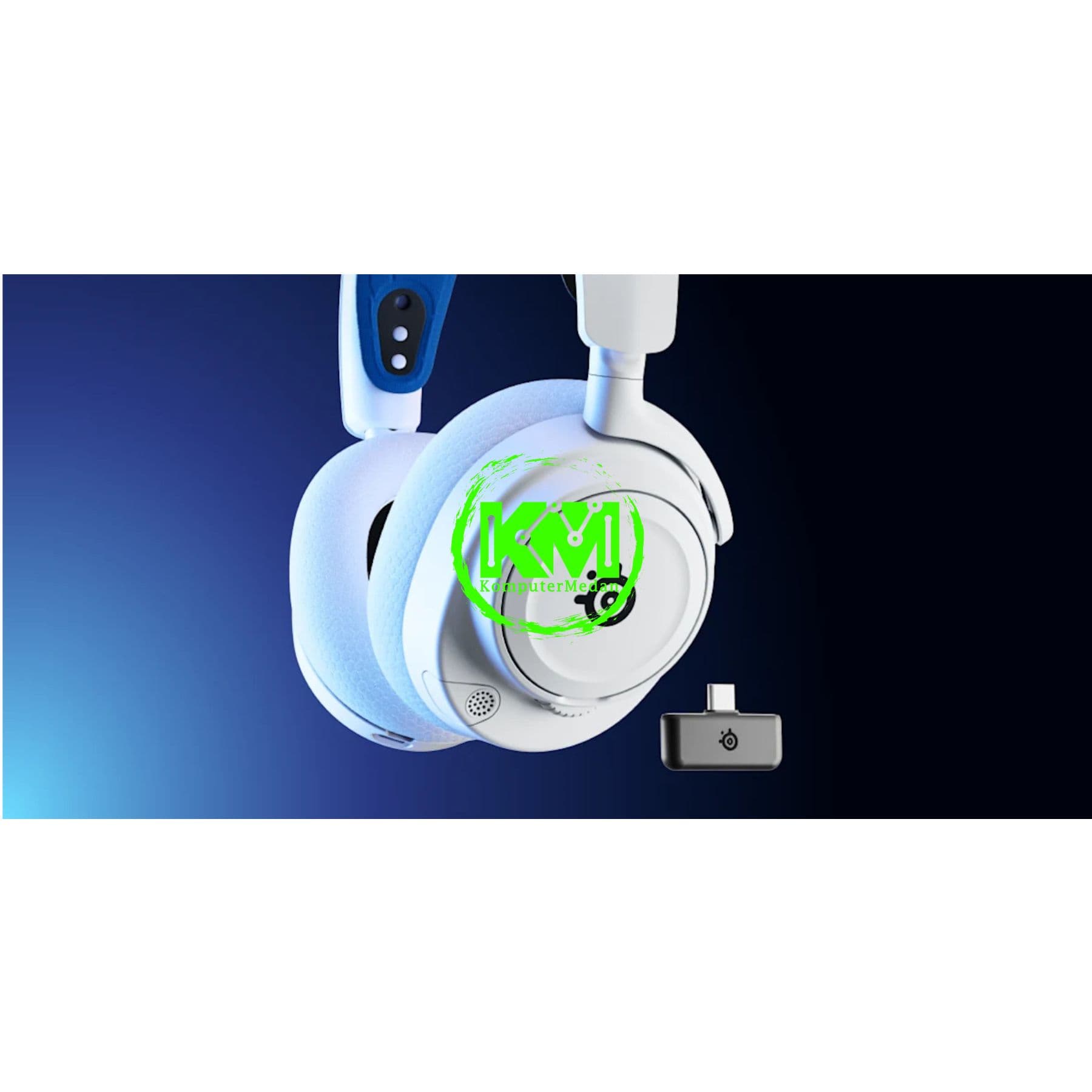 STEELSERIES ARCTIS NOVA 7P WIRELESS GAMING HEADSET - WHITE - Image 4