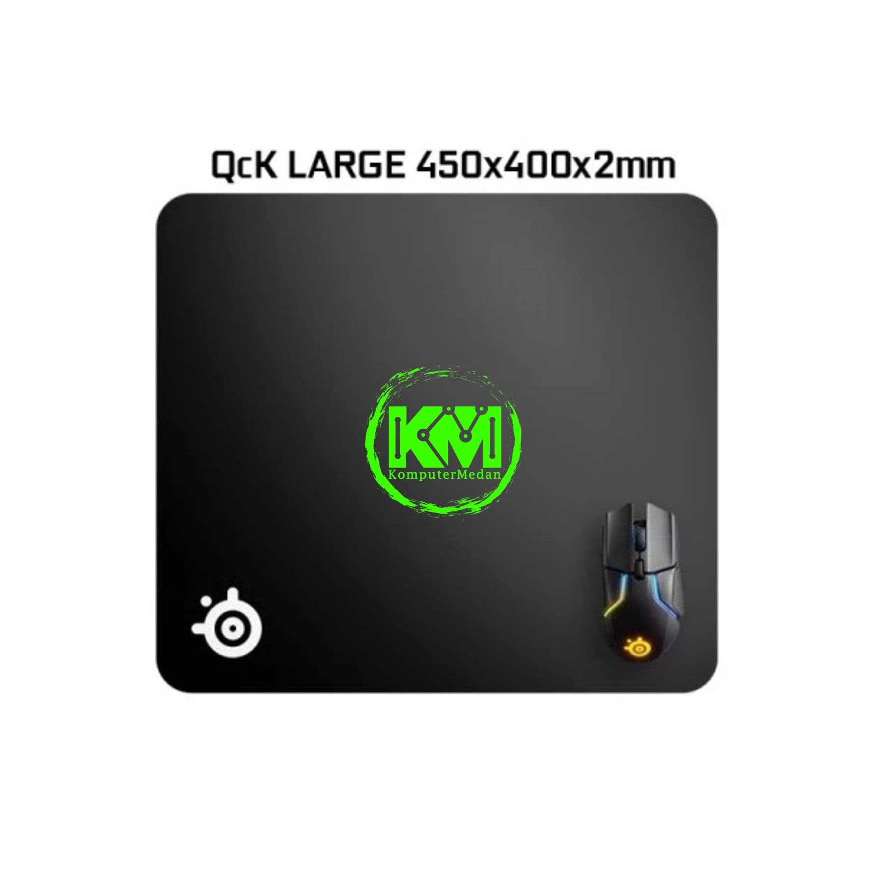 STEELSERIES QCK LARGE GAMING MOUSEPAD (450x400x2mm) - Image 4