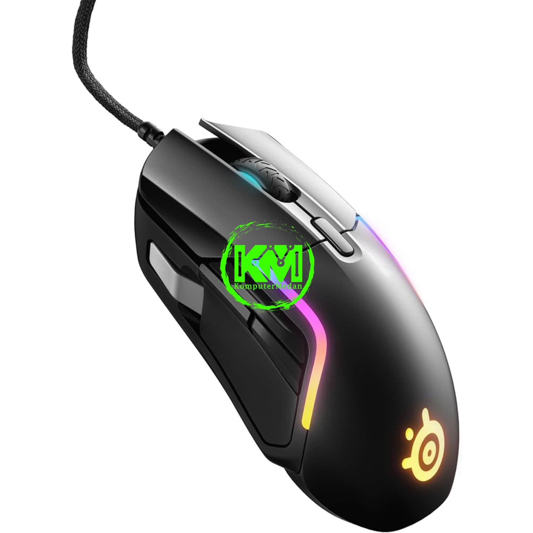 STEELSERIES RIVAL 5 BLACK GAMING MOUSE (RGB)