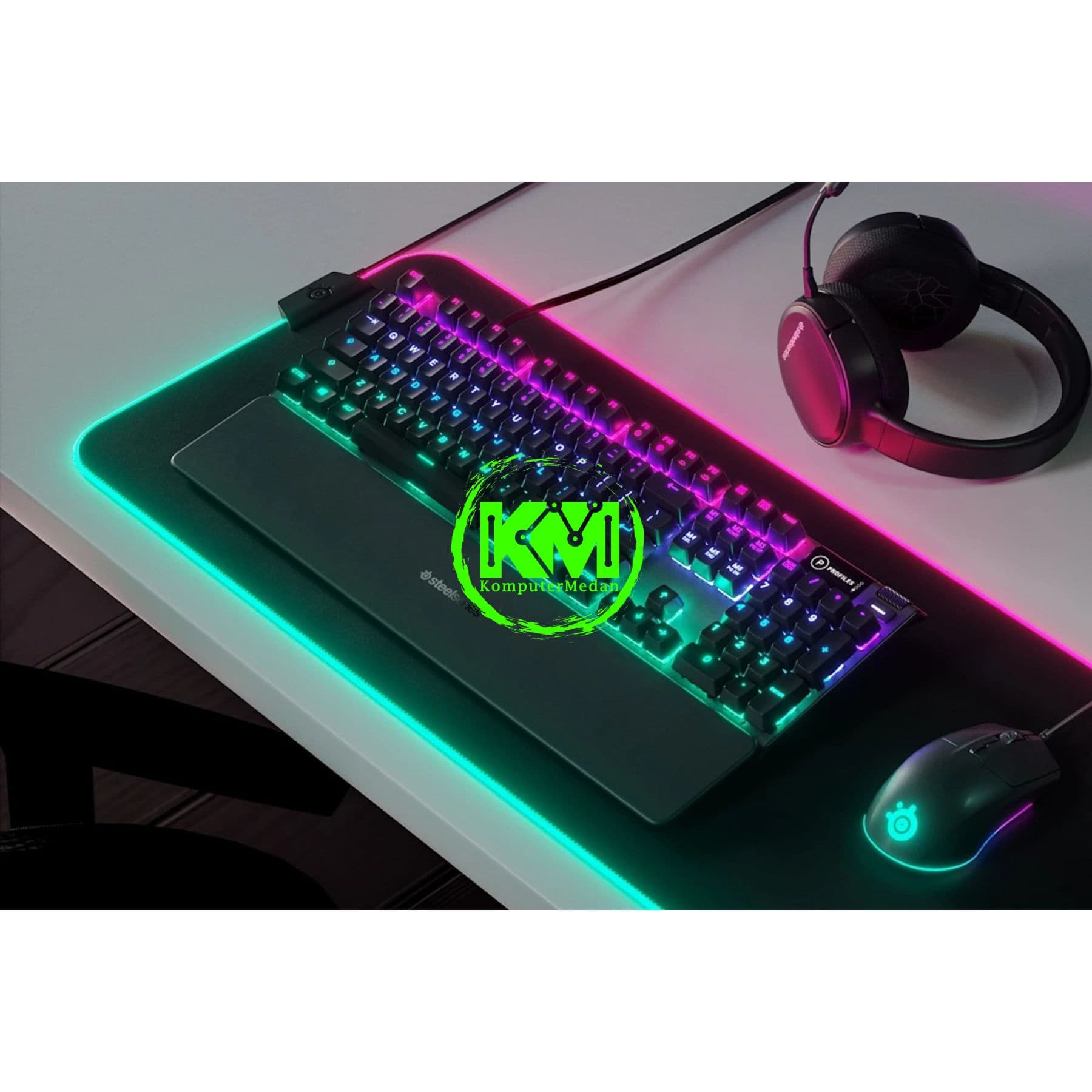 STEELSERIES APEX 5 GAMING KEYBOARD (HYBRID MECHANICAL RGB LED AND SSE SUPPORT) - Image 6