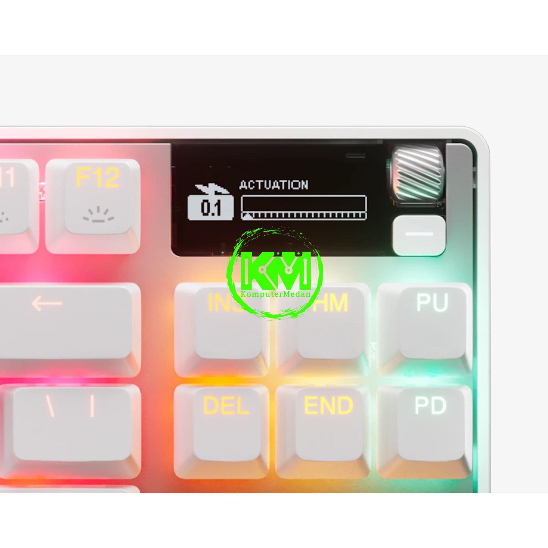STEELSERIES APEX PRO WHITE GAMING KEYBOARD - TKL GEN 3 - Image 2
