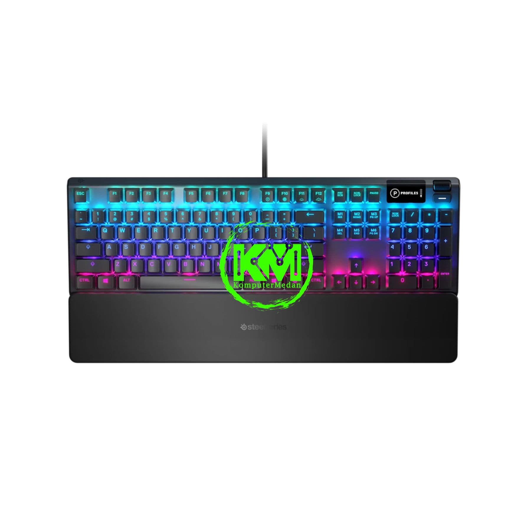 STEELSERIES APEX 5 GAMING KEYBOARD (HYBRID MECHANICAL RGB LED AND SSE SUPPORT) - Image 1