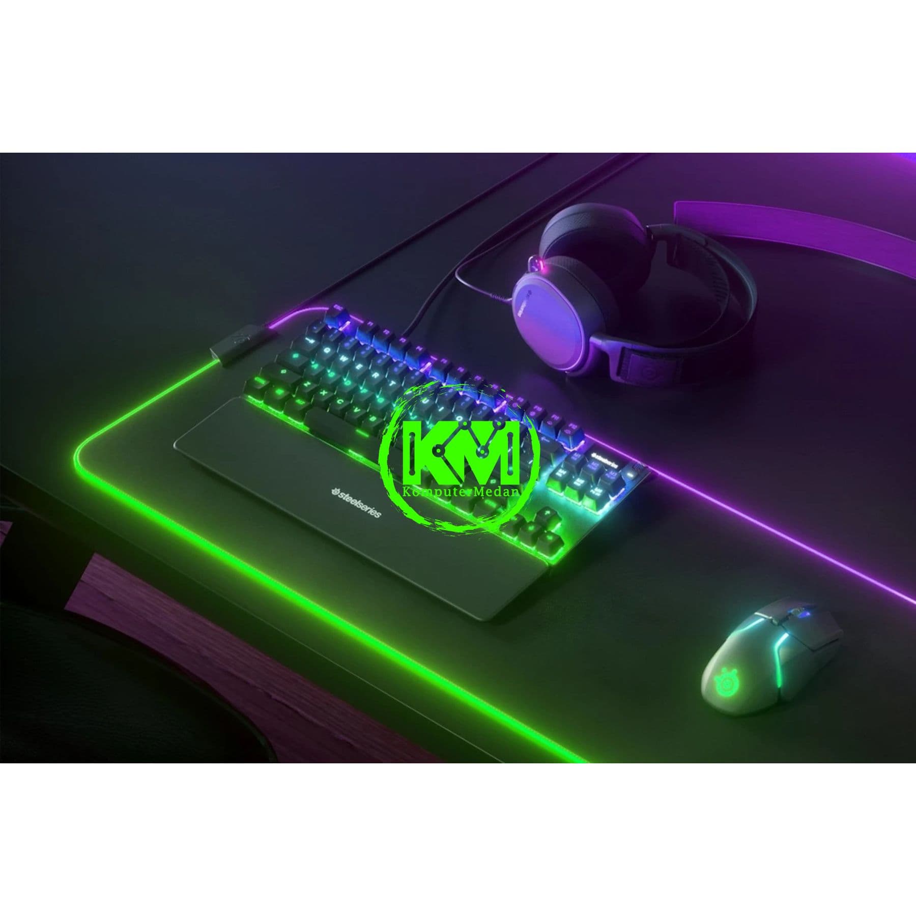 STEELSERIES APEX 7 TKL RED/BLUE SWITCH GAMING KEYBOARD (MECHANICAL RGB WITH LED) - Image 4