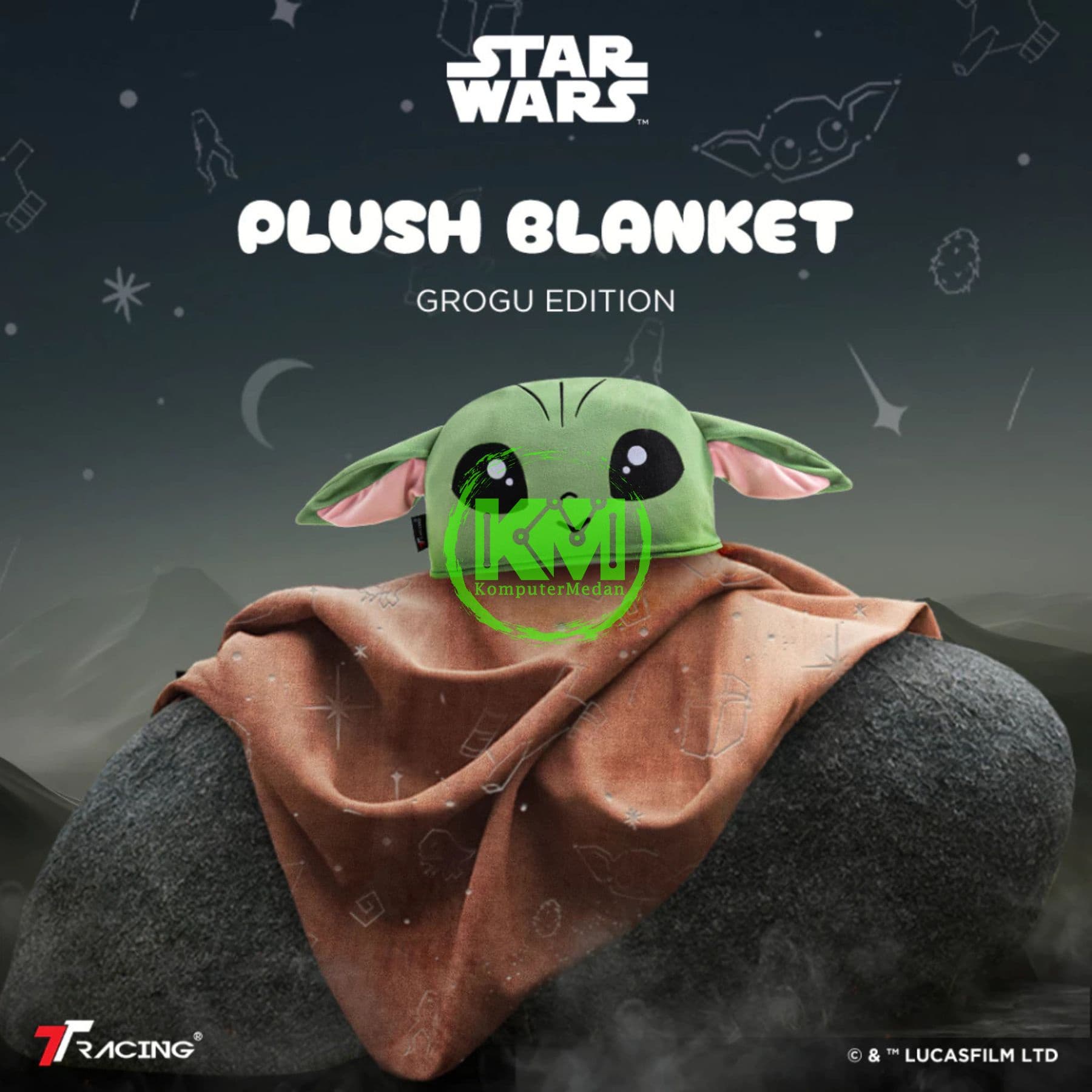 TTRACING PLUSH BLANKET (GROGU EDITION)