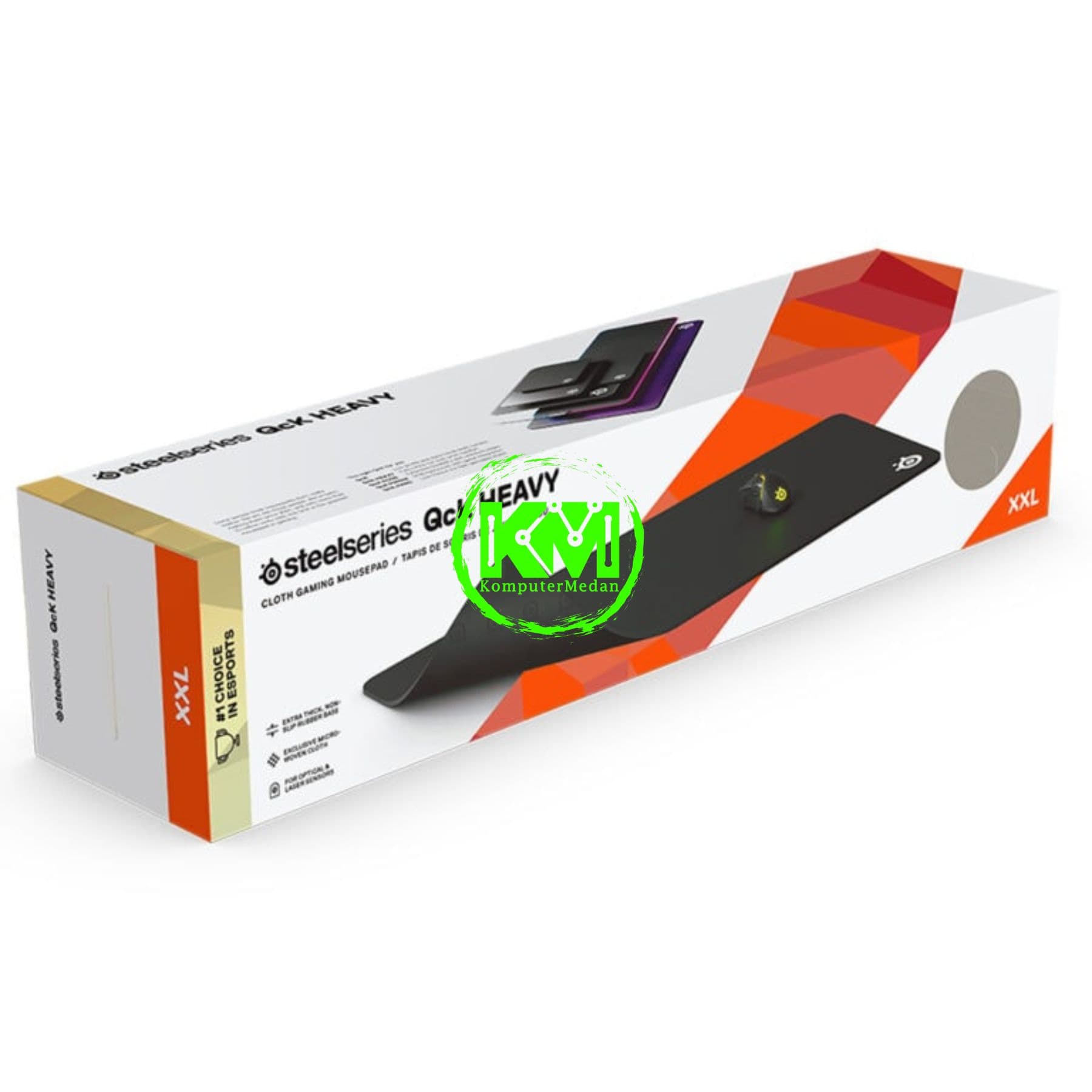 STEELSERIES QCK HEAVY XXL GAMING MOUSEPAD (900x400x4MM) - Image 4