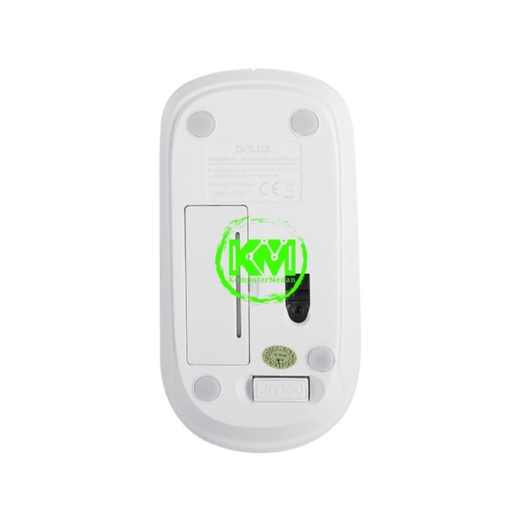 DELUX M136 WHITE (M139GX) WIRELESS GAMING MOUSE - Image 4