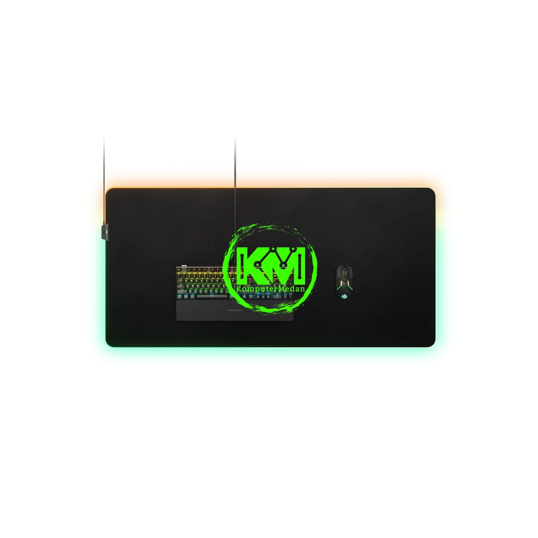 STEELSERIES QCK PRISM CLOTH 3XL RGB GAMING MOUSEPAD (1220x590x4MM) - Image 1