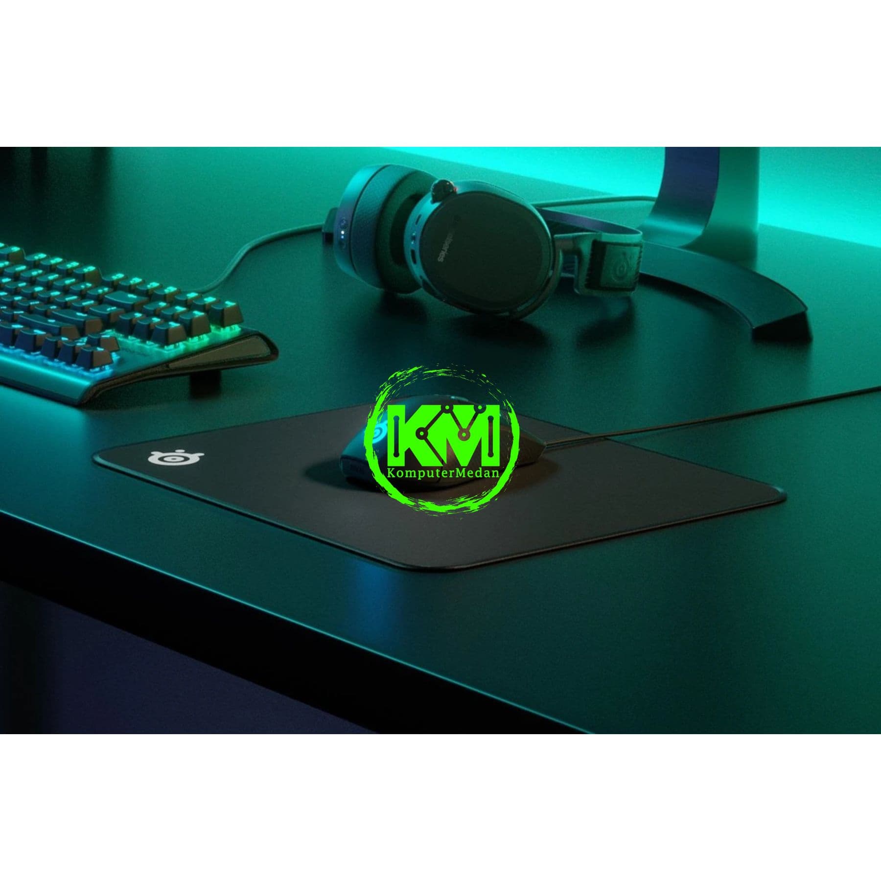 STEELSERIES QCK EDGE LARGE GAMING MOUSEPAD (450x400x2MM) - Image 3